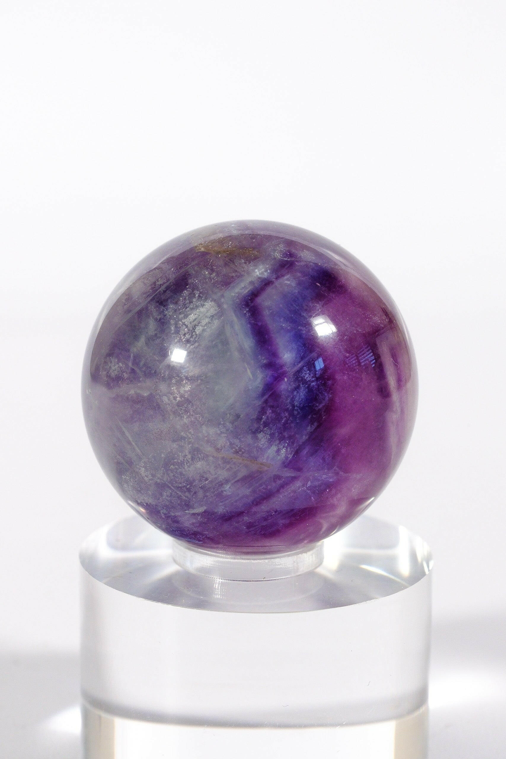 Fluorite Sphere Healing Crystal.