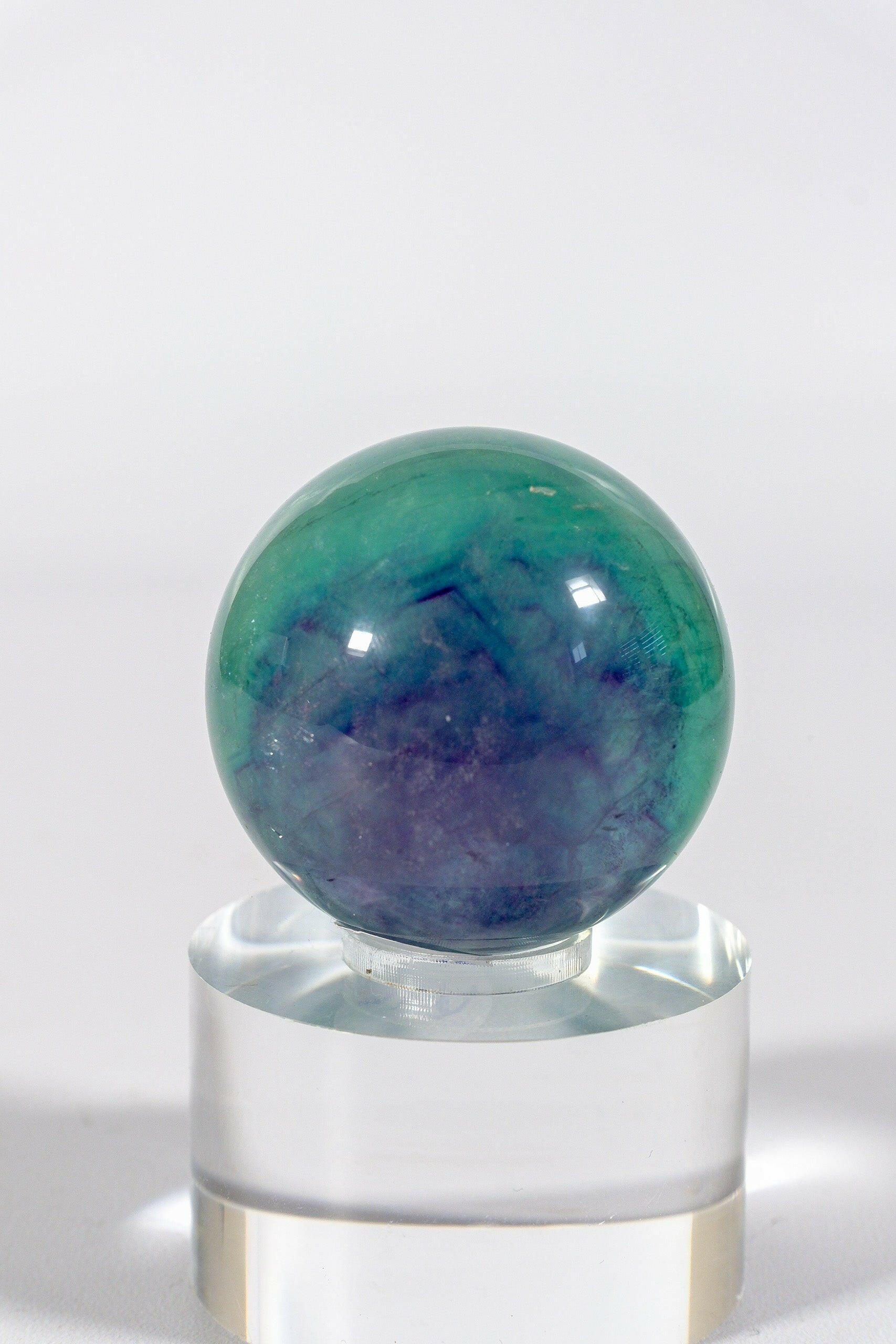 Fluorite Sphere Healing Crystal.
