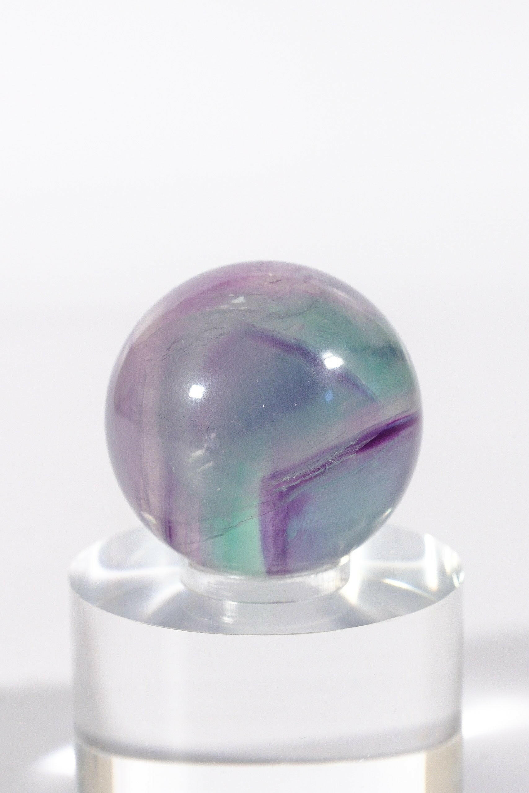Fluorite Sphere Healing Crystal.