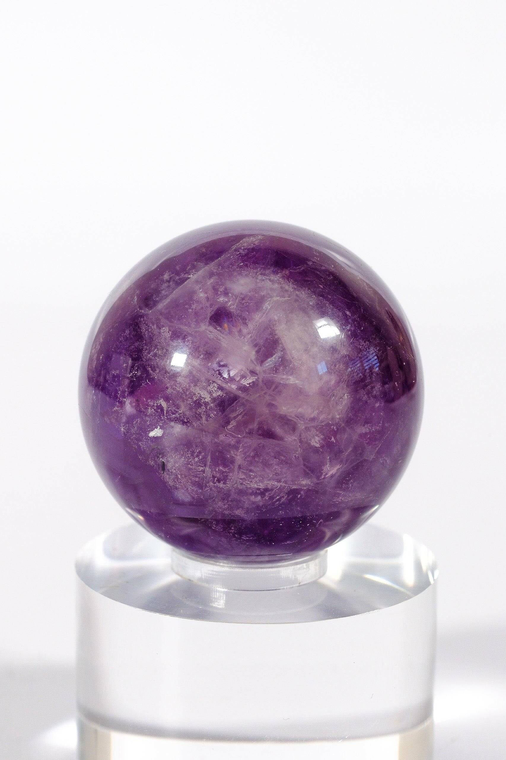 Fluorite Sphere Healing Crystal.