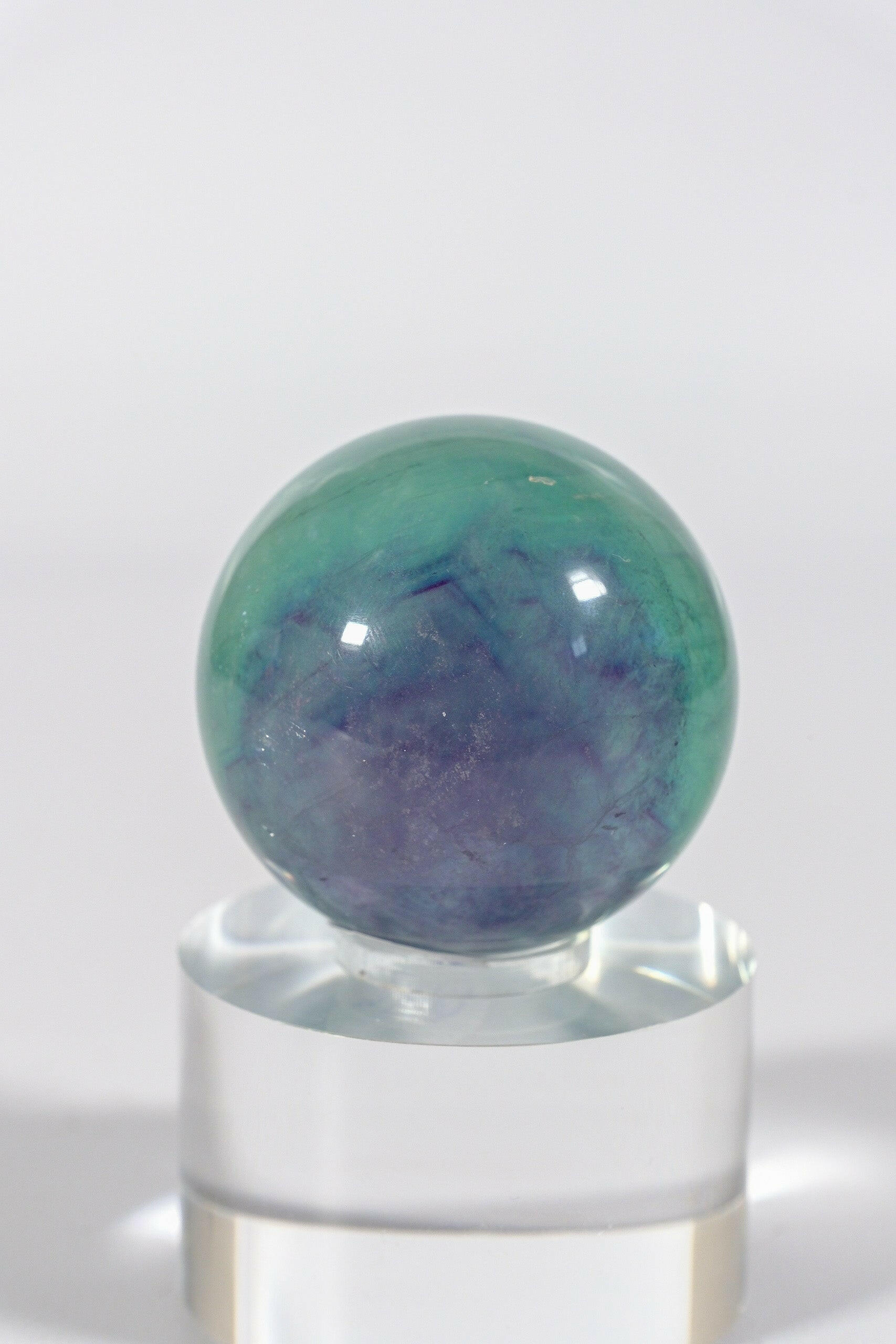 Fluorite Sphere Healing Crystal.