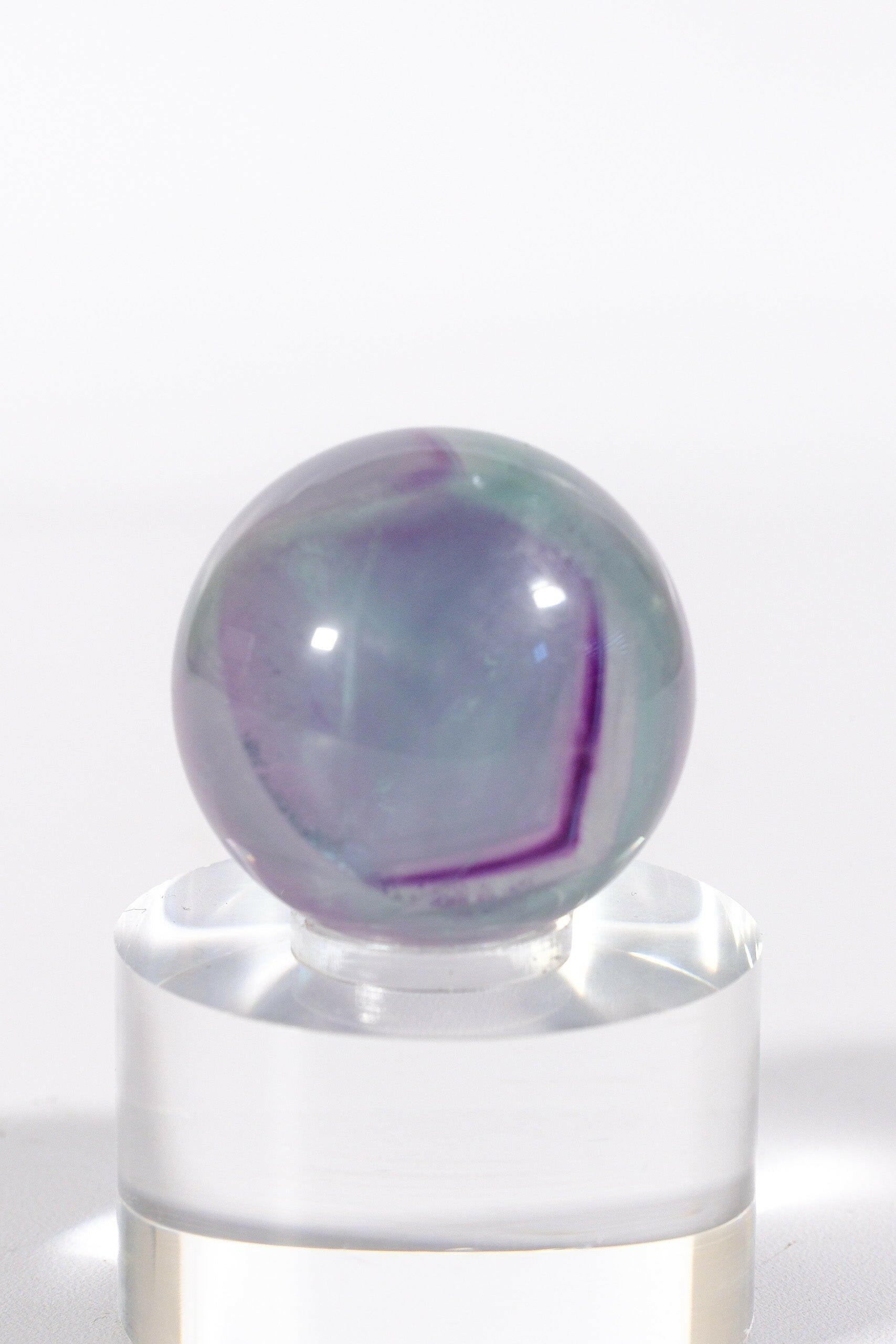 Fluorite Sphere Healing Crystal.