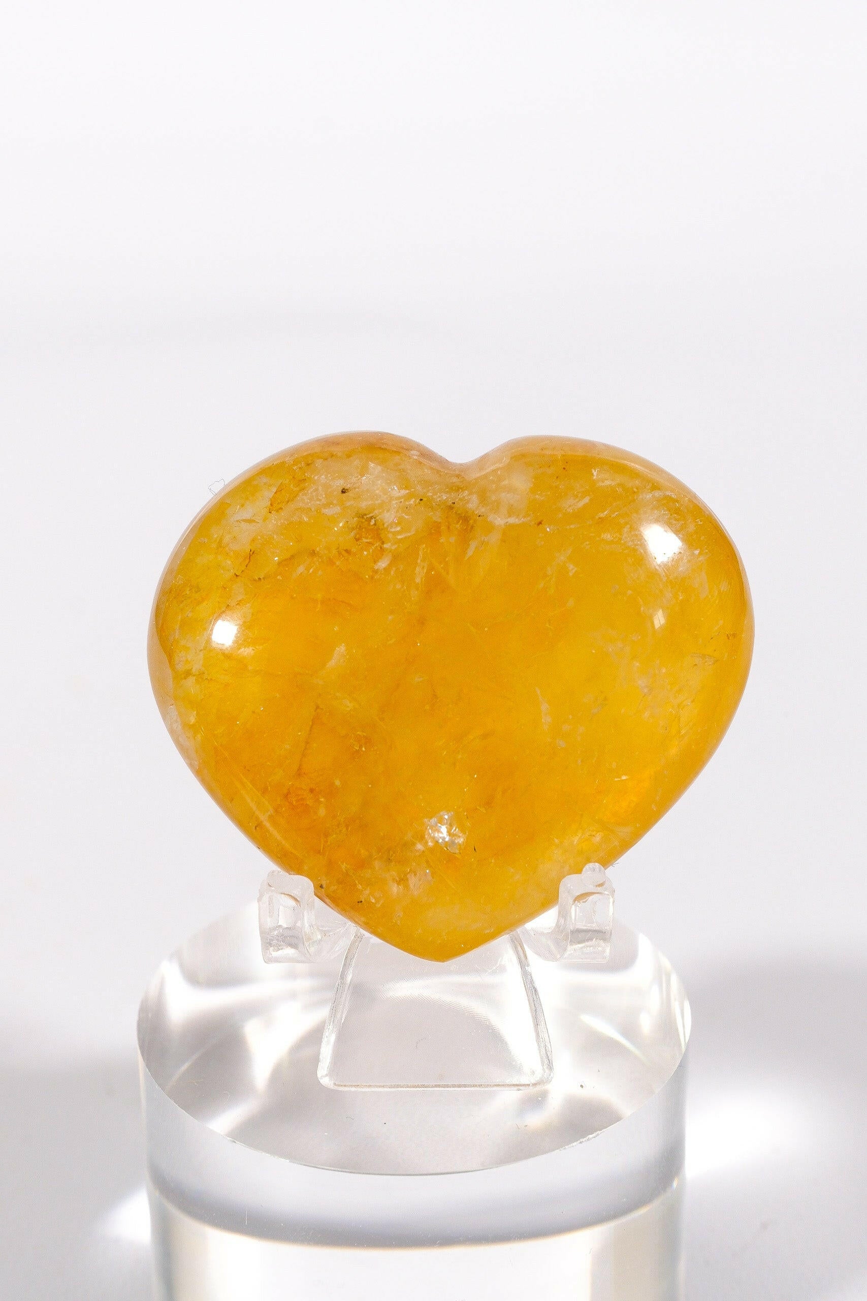 Golden Healer Heart Healing Crystal.