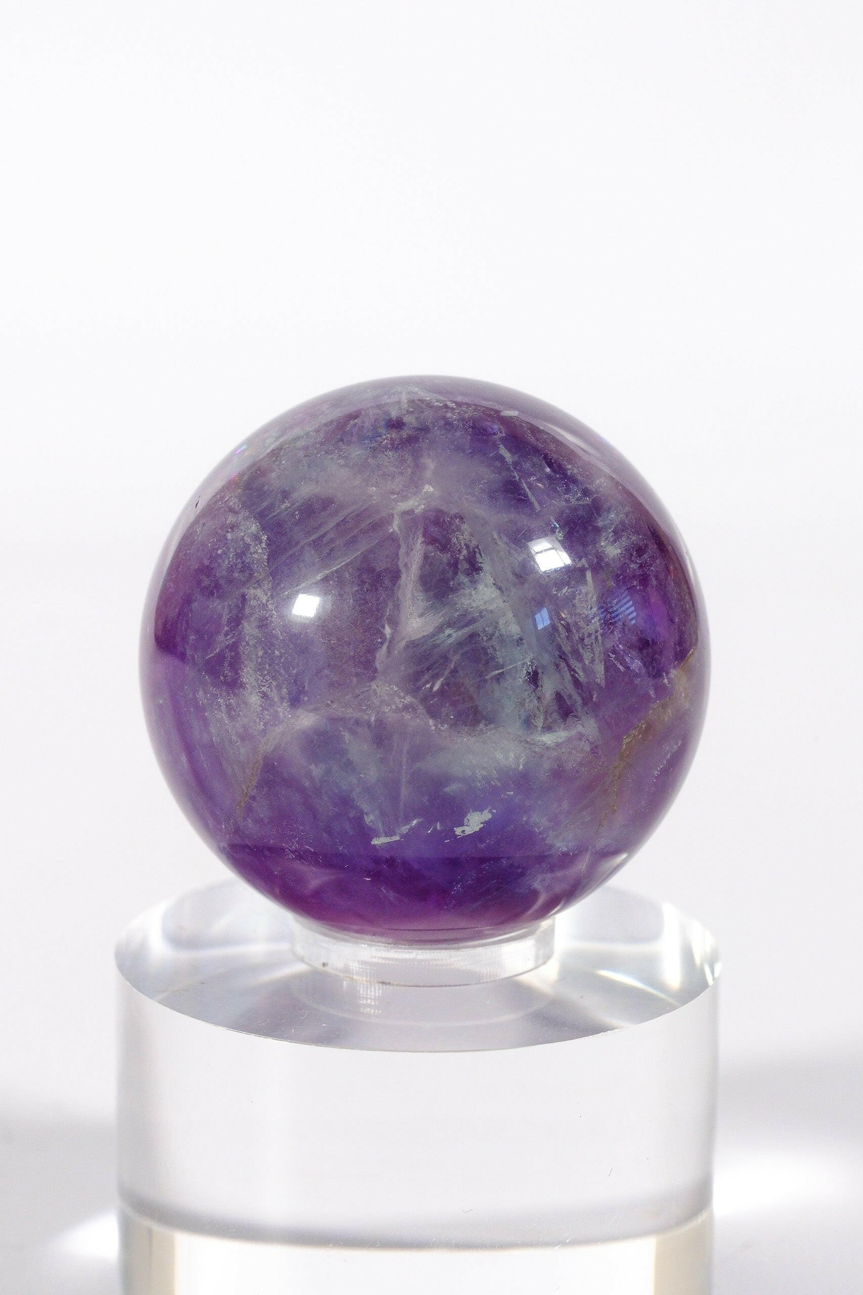 Fluorite Sphere Healing Crystal.