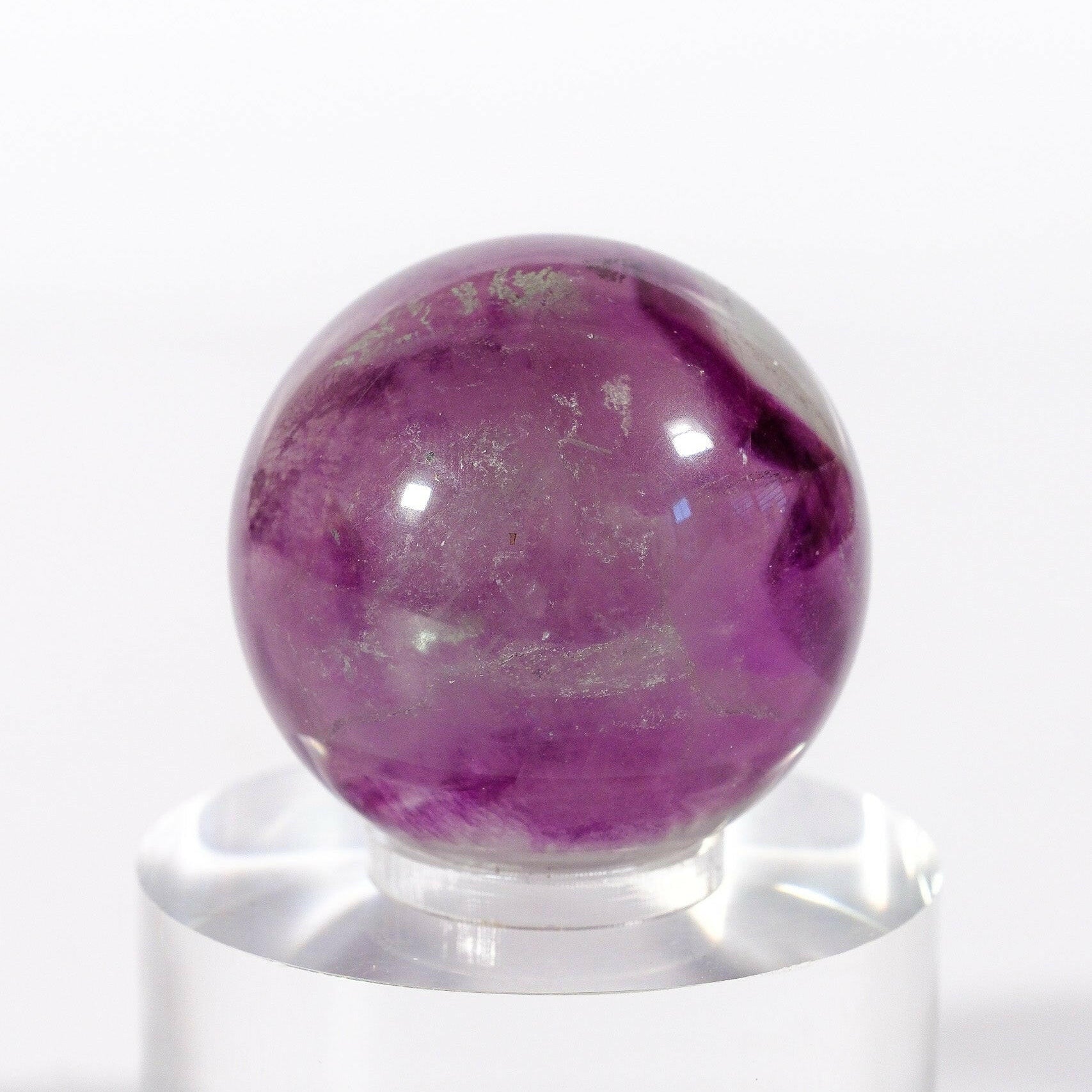 Fluorite Sphere Healing Crystal.