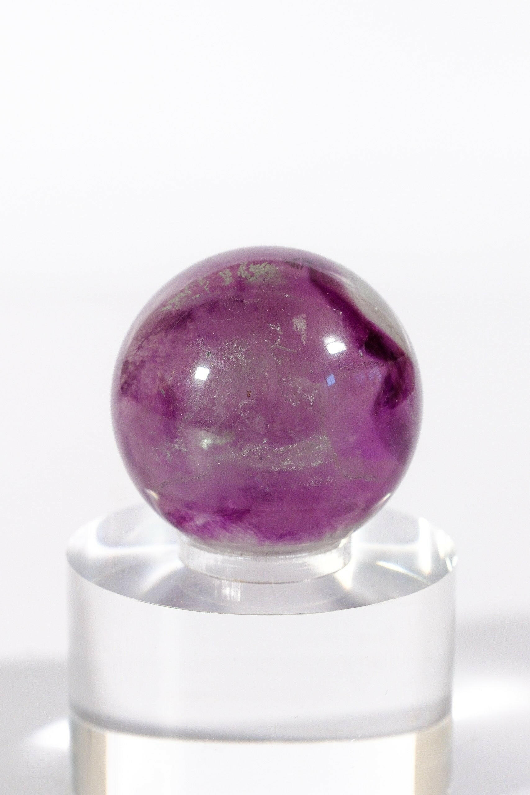 Fluorite Sphere Healing Crystal.