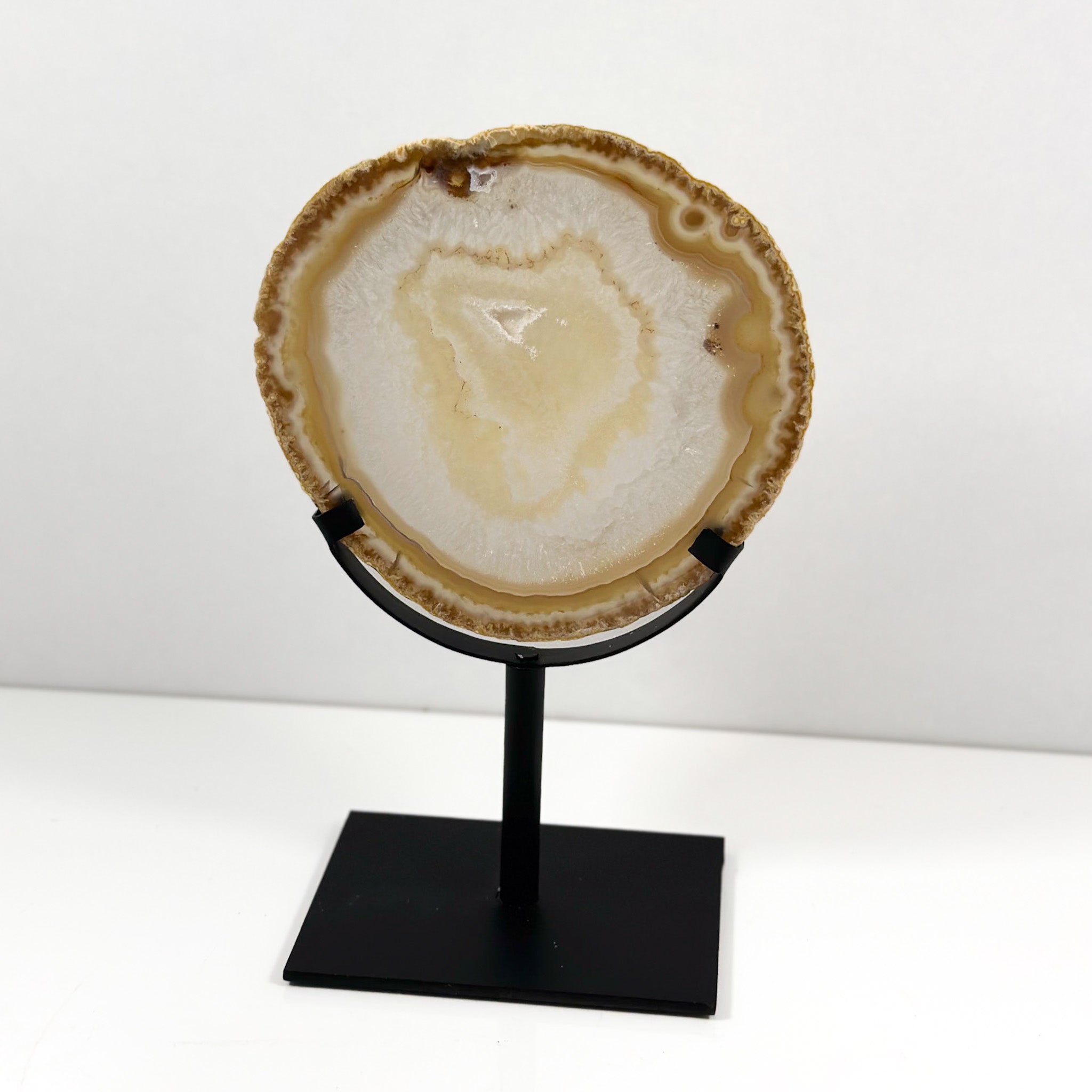 Agate Slice on Stand