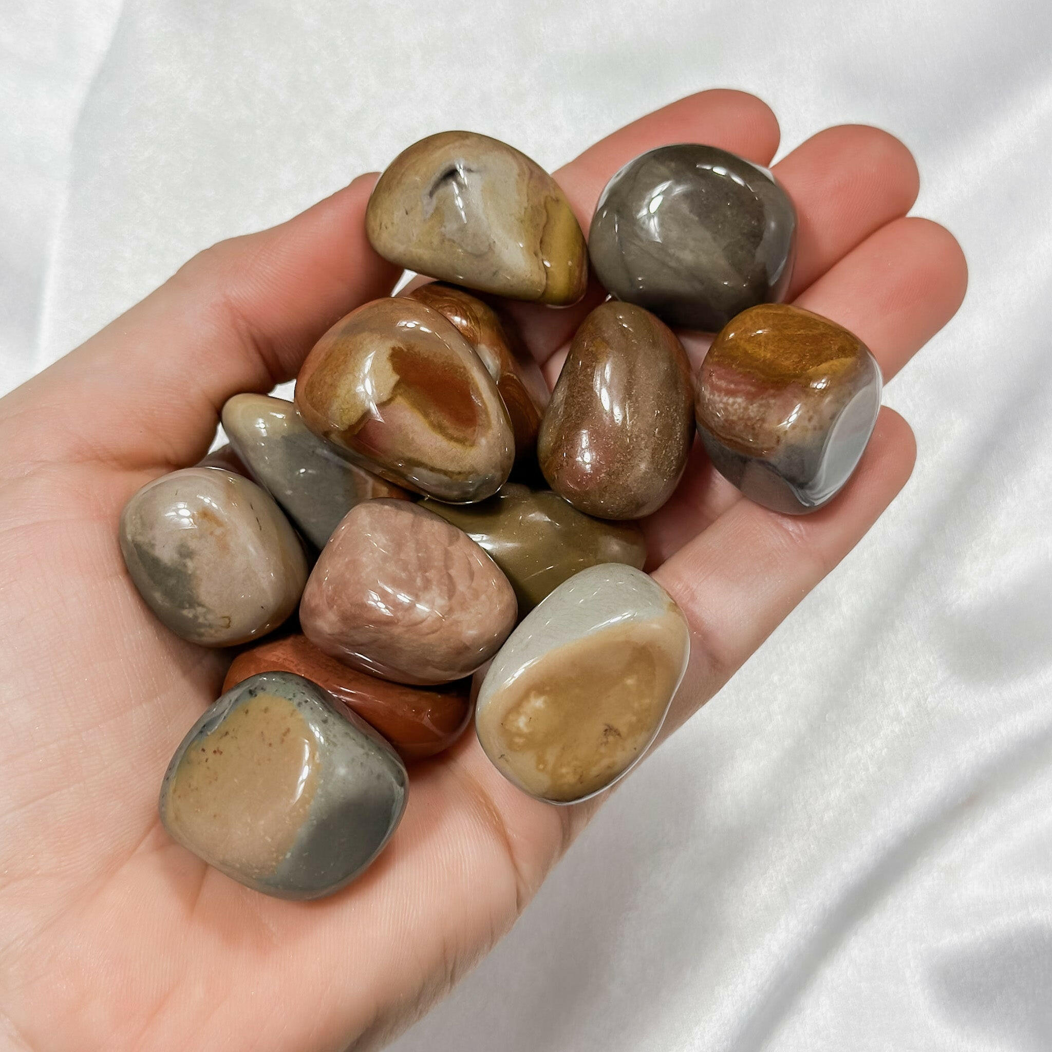 Polychrome Jasper Tumbles
