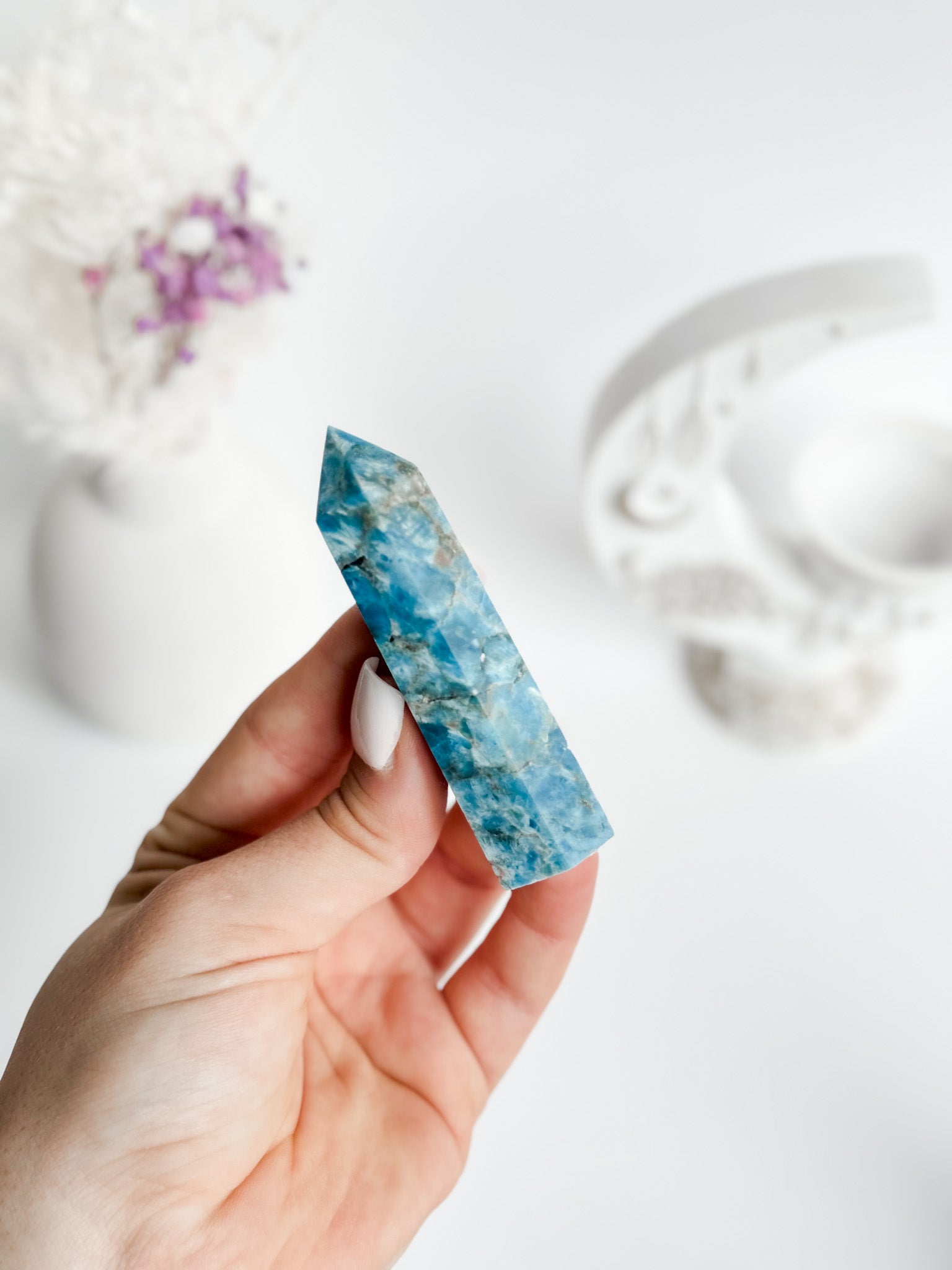 Blue Apatite Tower