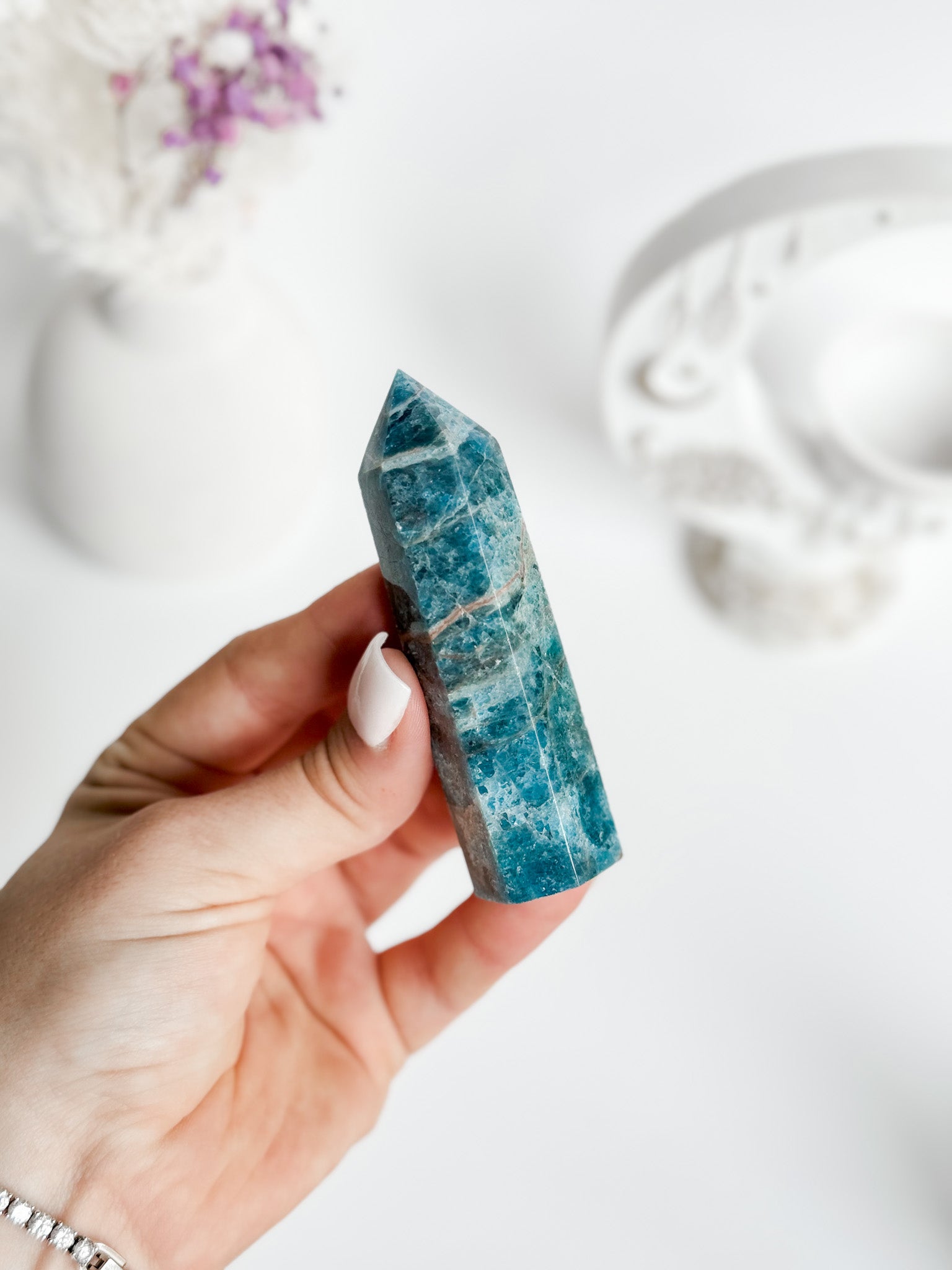 Blue Apatite Tower