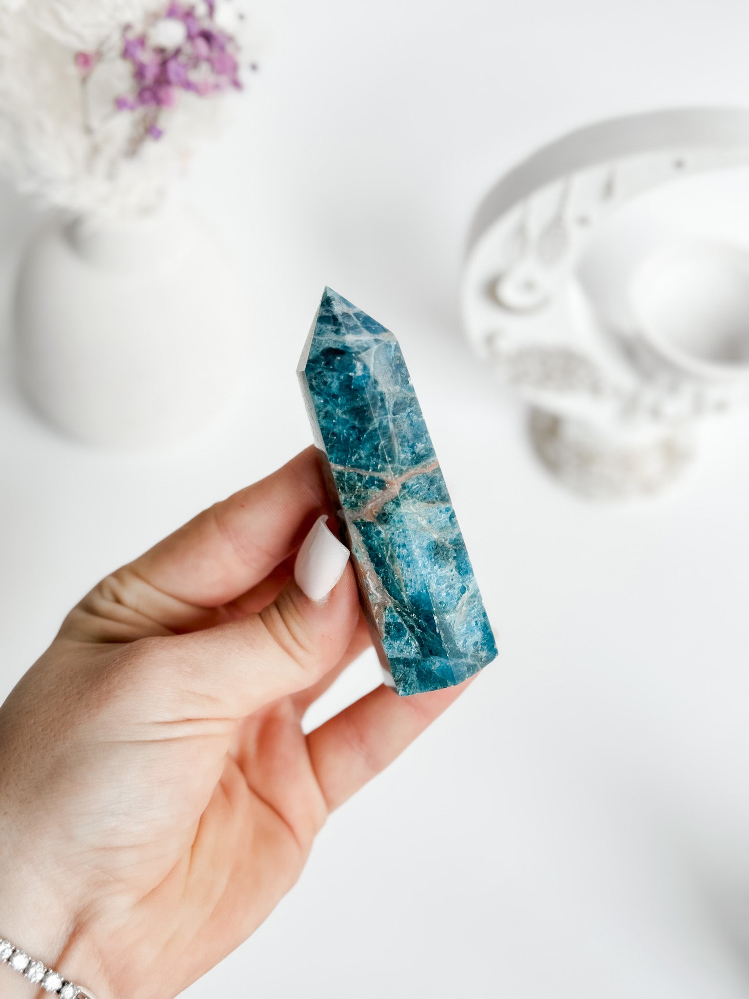 Blue Apatite Tower