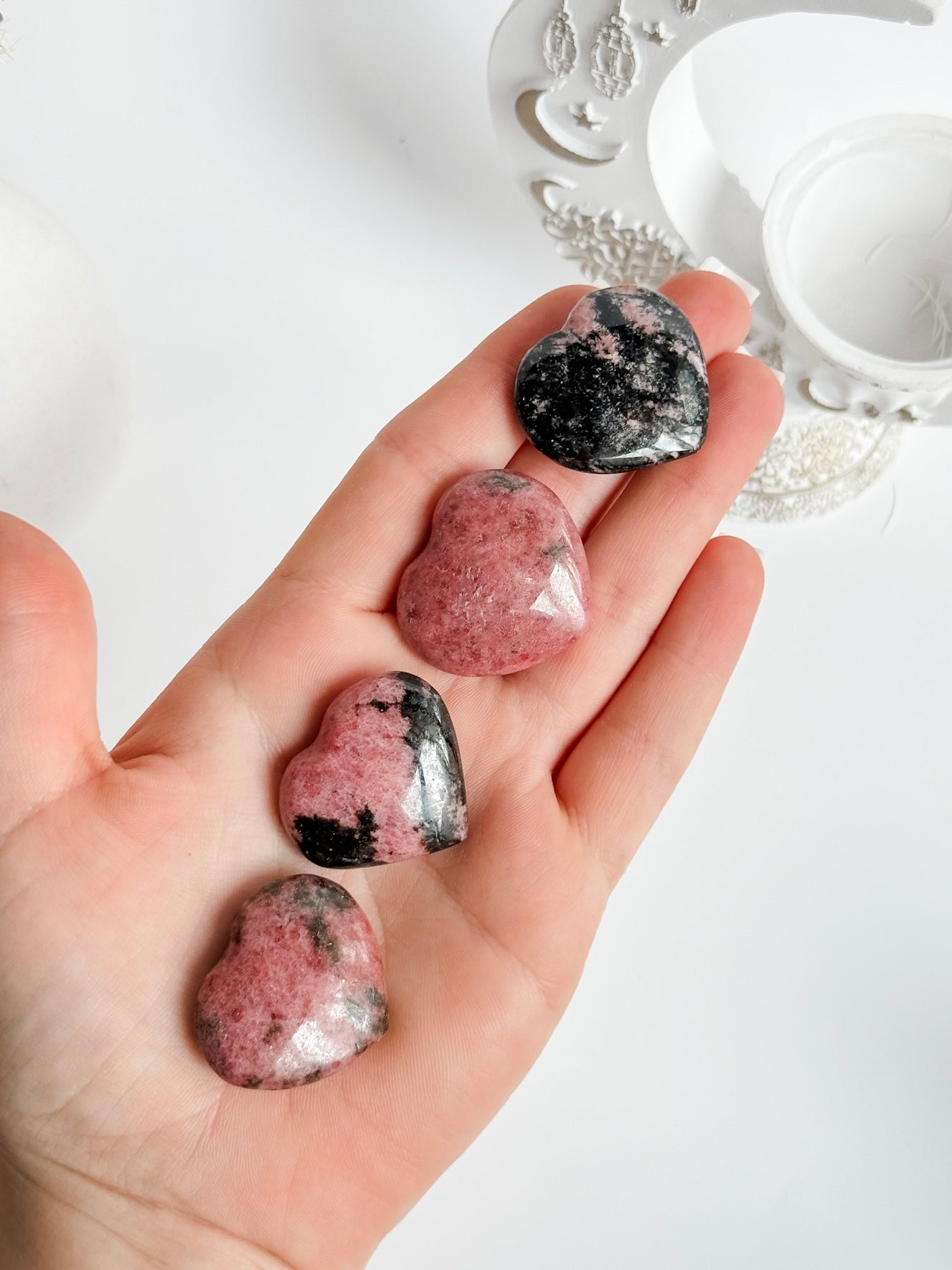 Rhodonite Heart