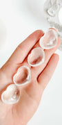 Clear Quartz Heart Healing Crystal.