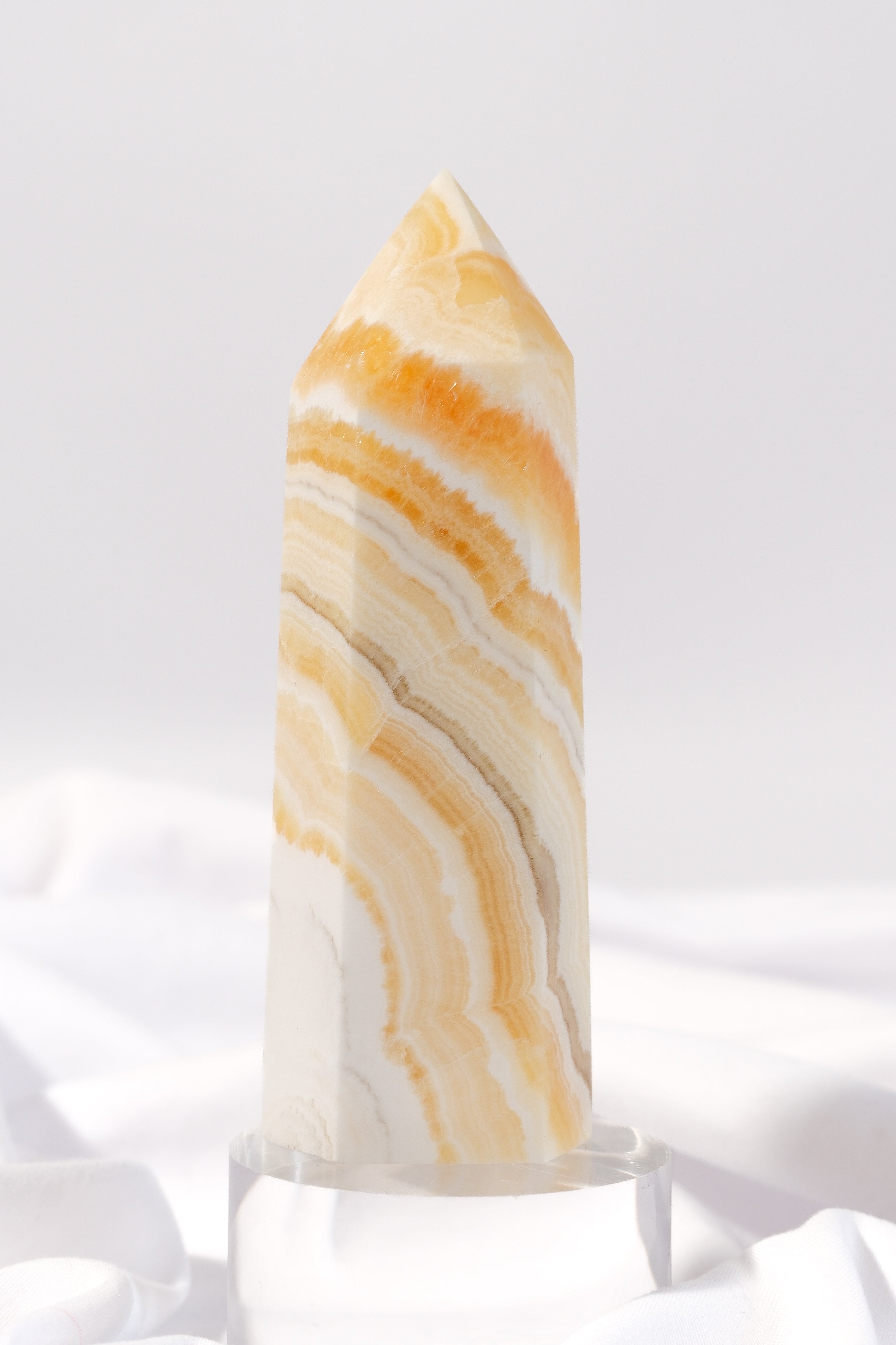 Orange Calcite Tower