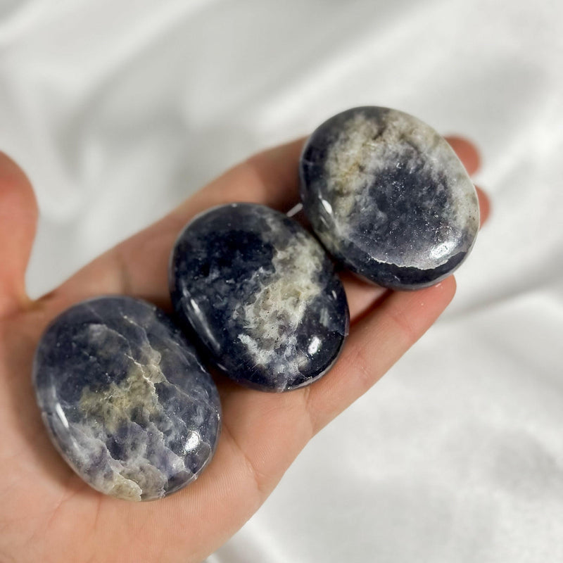 Iolite Palmstone Healing Crystal.