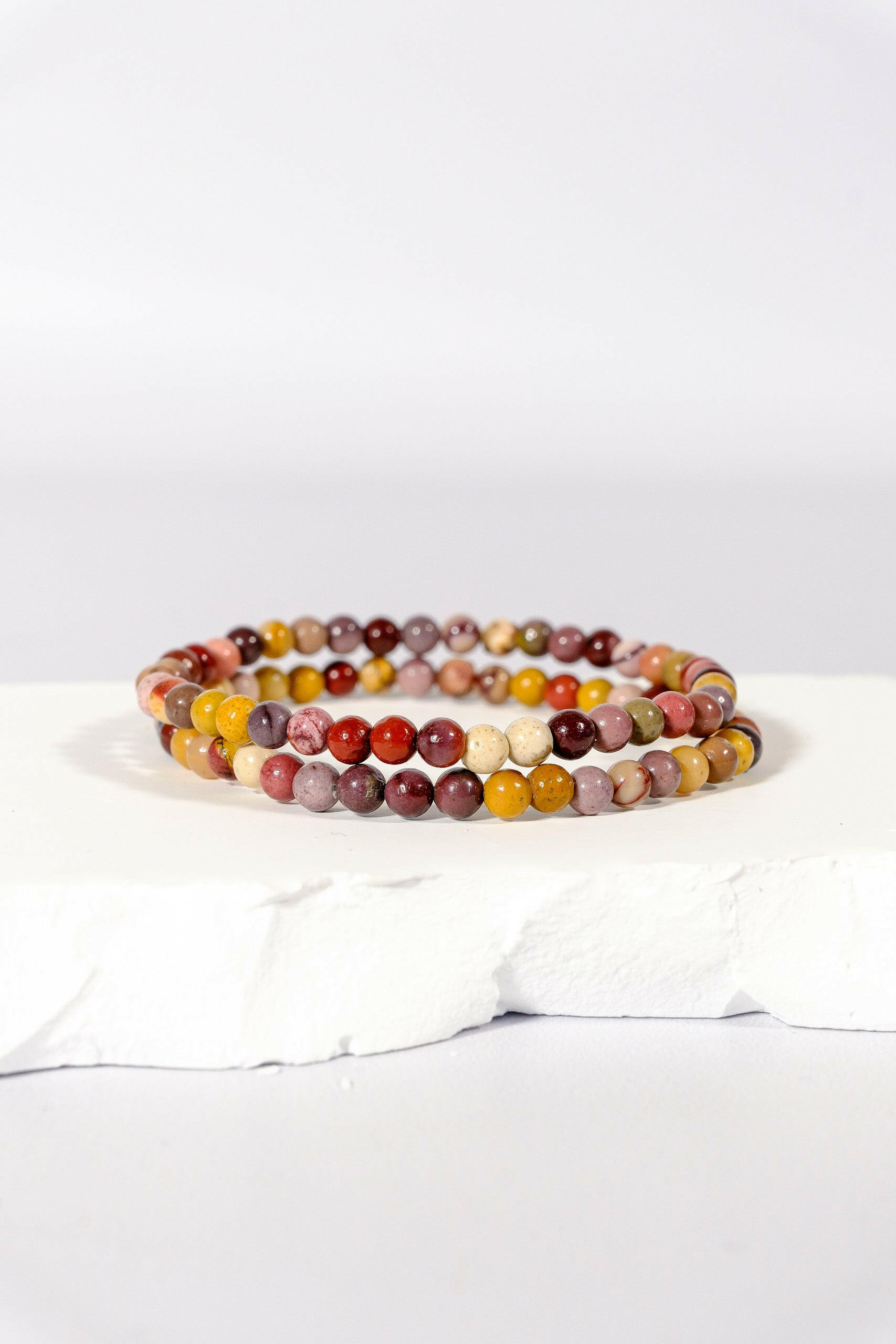 4mm Mookaite Bracelet Healing Crystal.