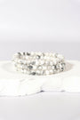 4mm Howlite Bracelet Healing Crystal.