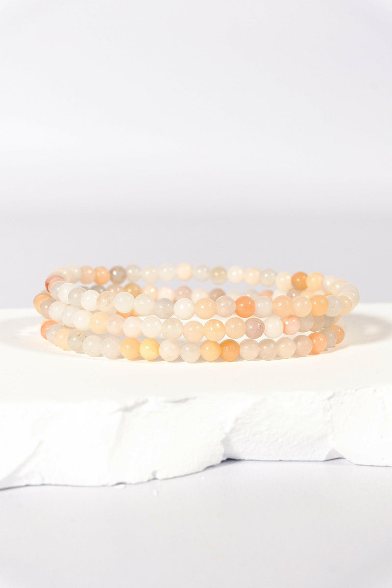 4mm Pink aventurine Bracelet Healing Crystal.