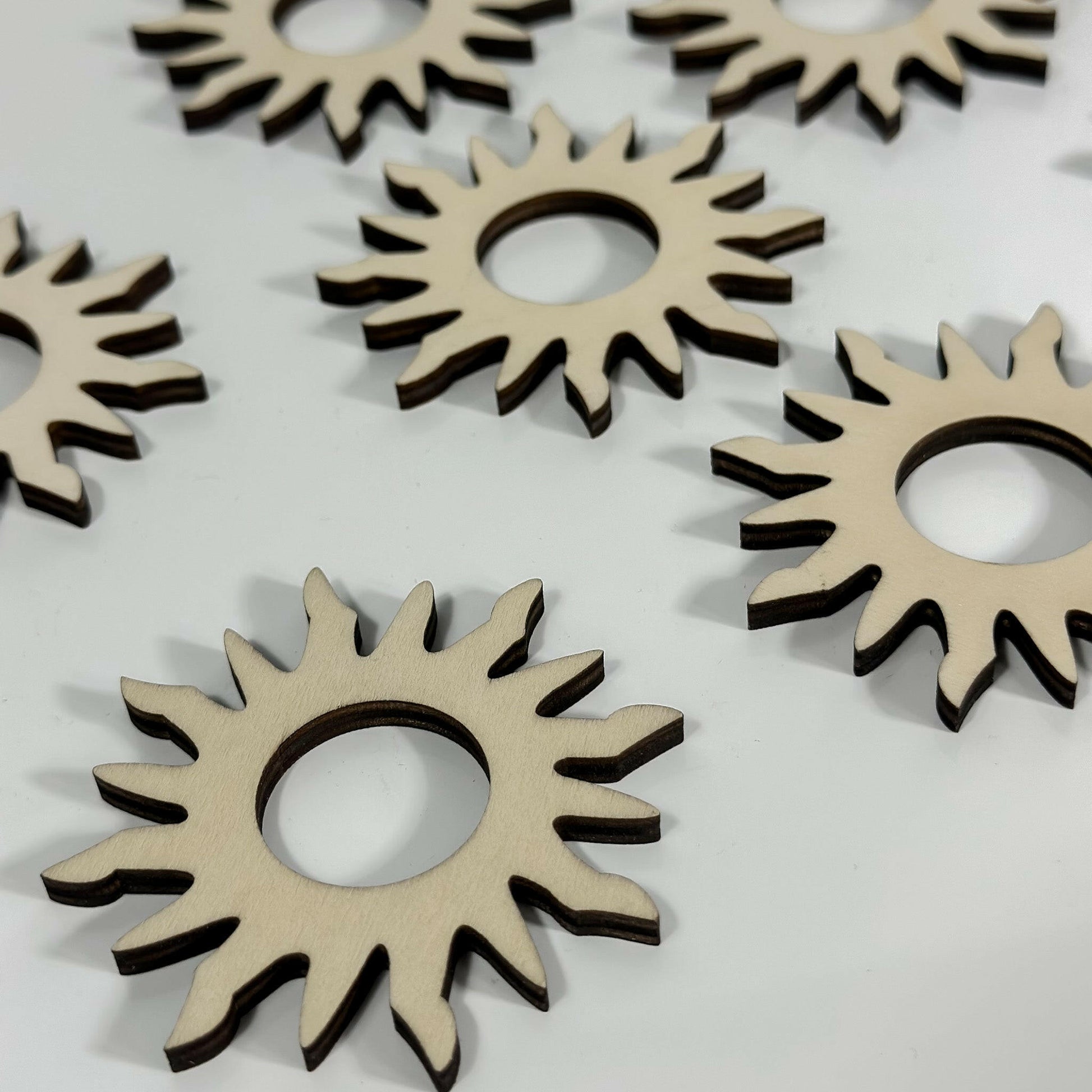 Wooden Sun Sphere Stand Healing Crystal.