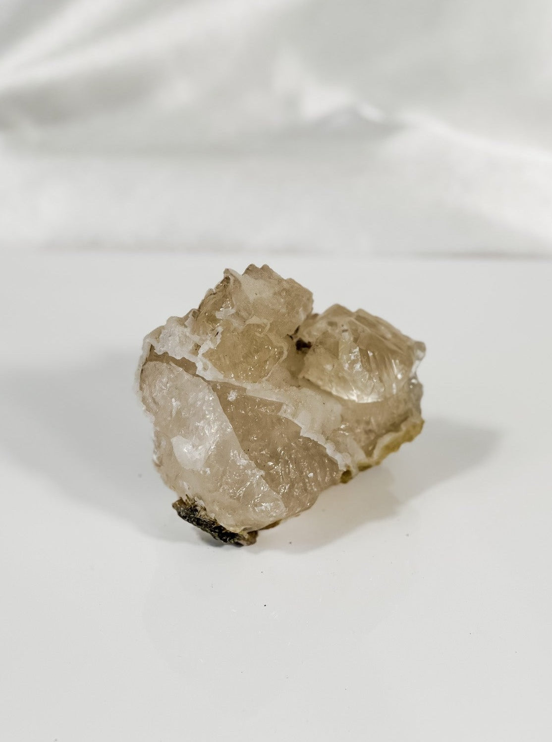 Apophyllite on Chalcedony Cluster