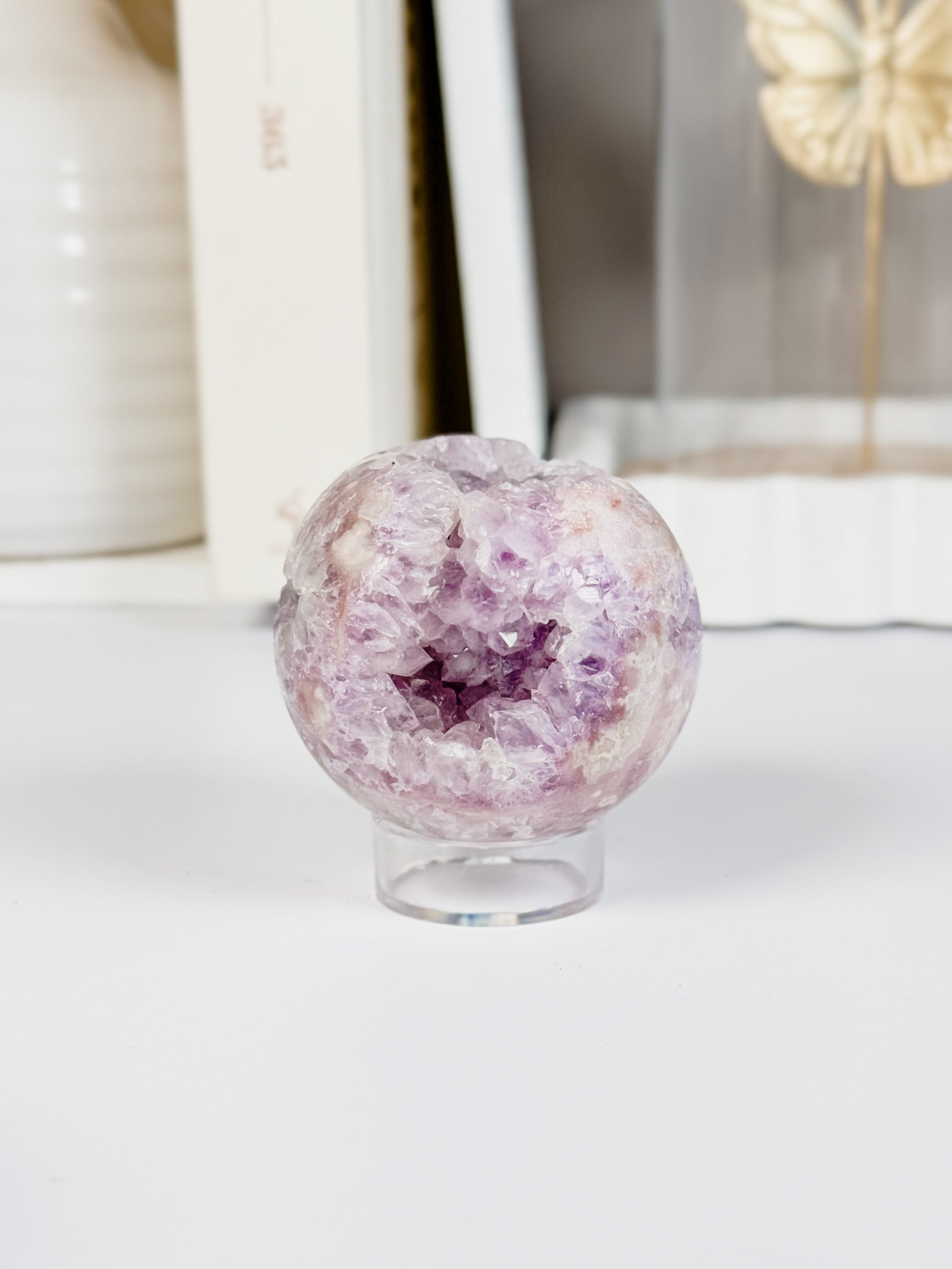 Pink Amethyst Sphere