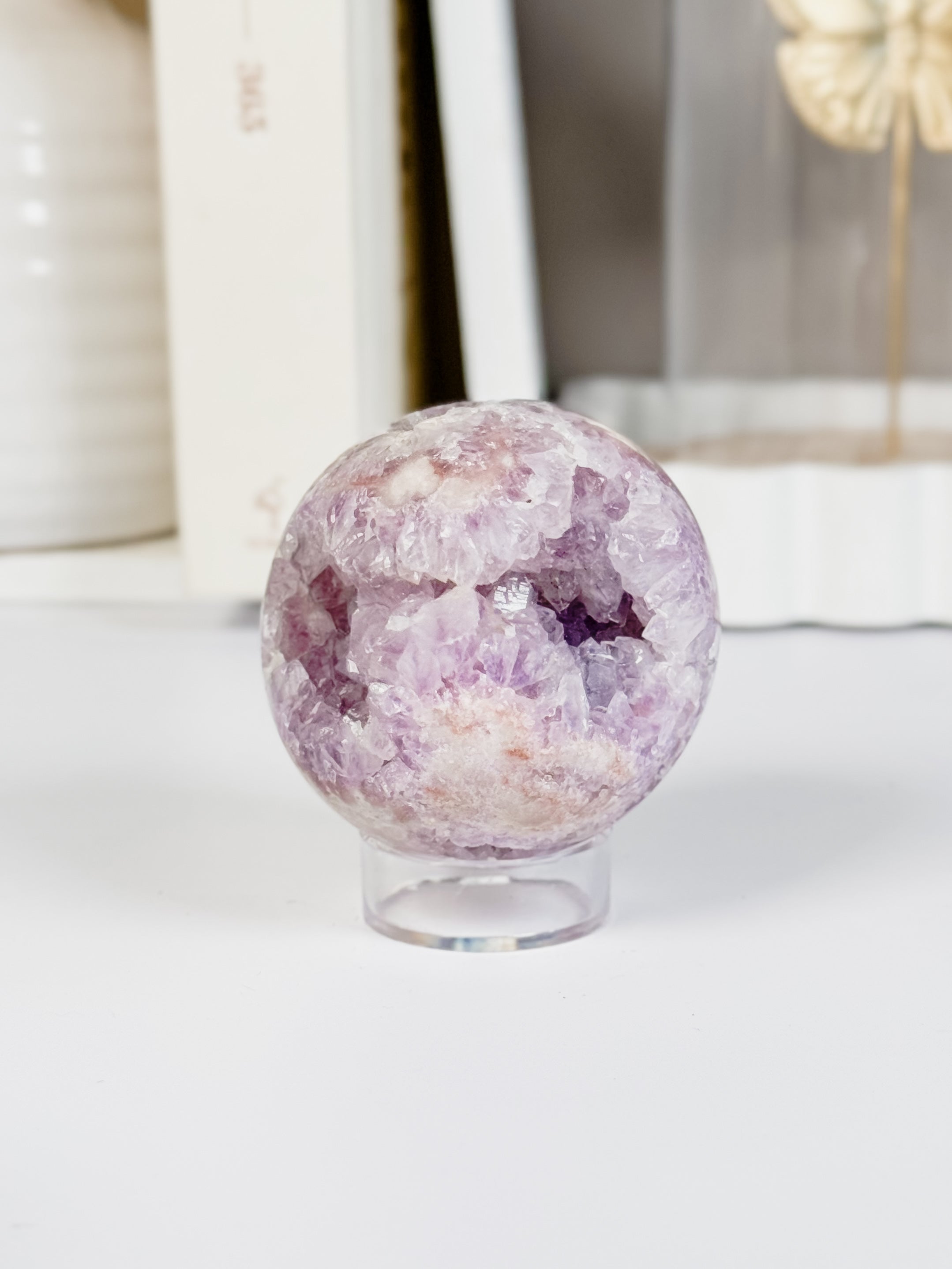 Pink Amethyst Sphere