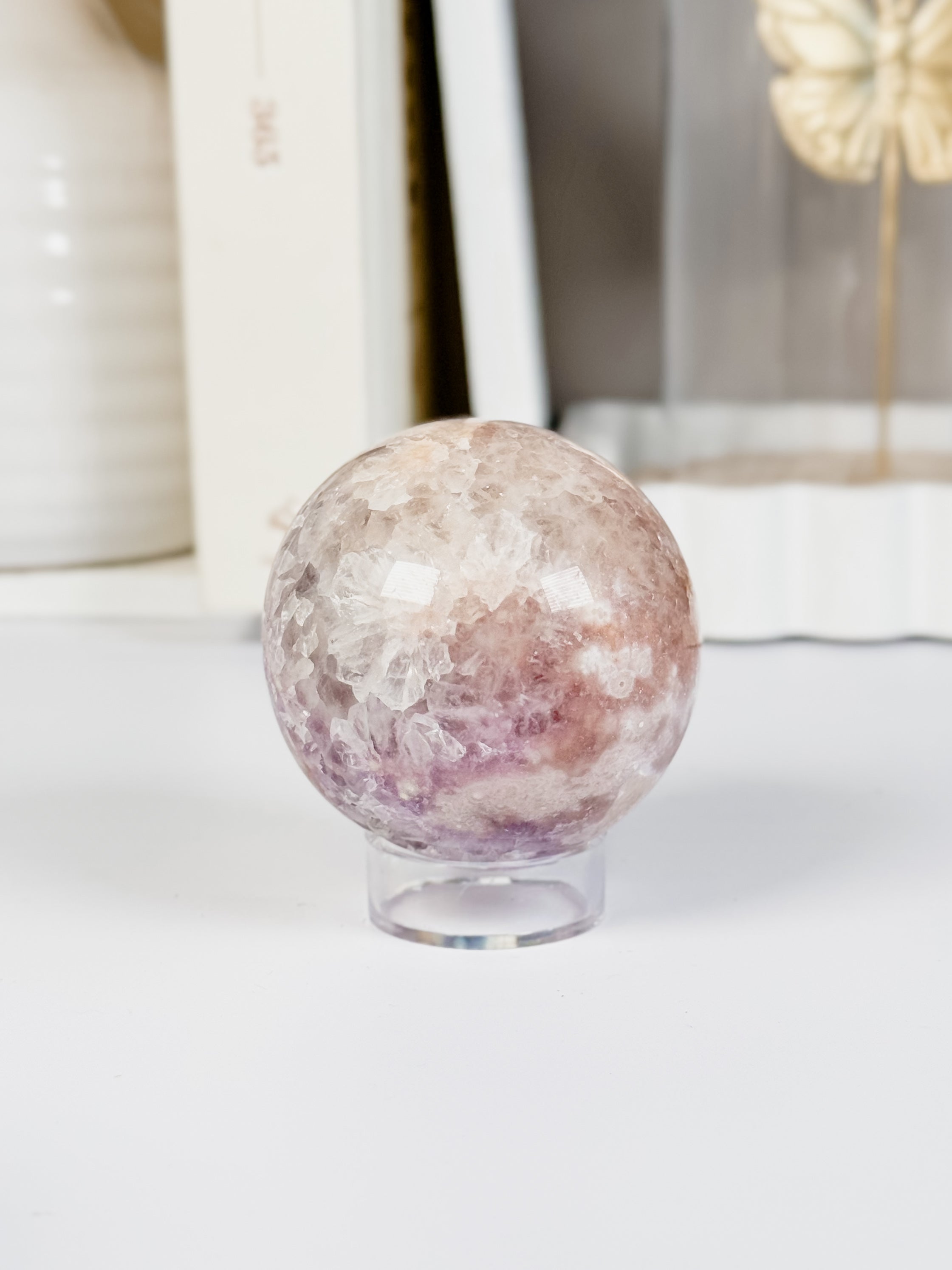 Pink Amethyst Sphere