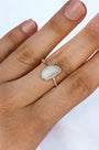 Mother of Pearl Ring | Size 10/T Healing Crystal.