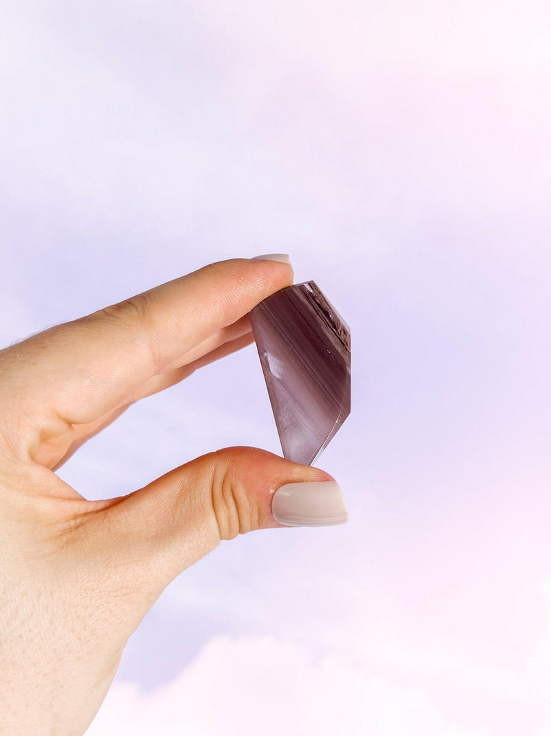 A Grade Pink Lithium Quartz Freeform *rare* - Premium healing crystal from Stones of Virtue Australia.