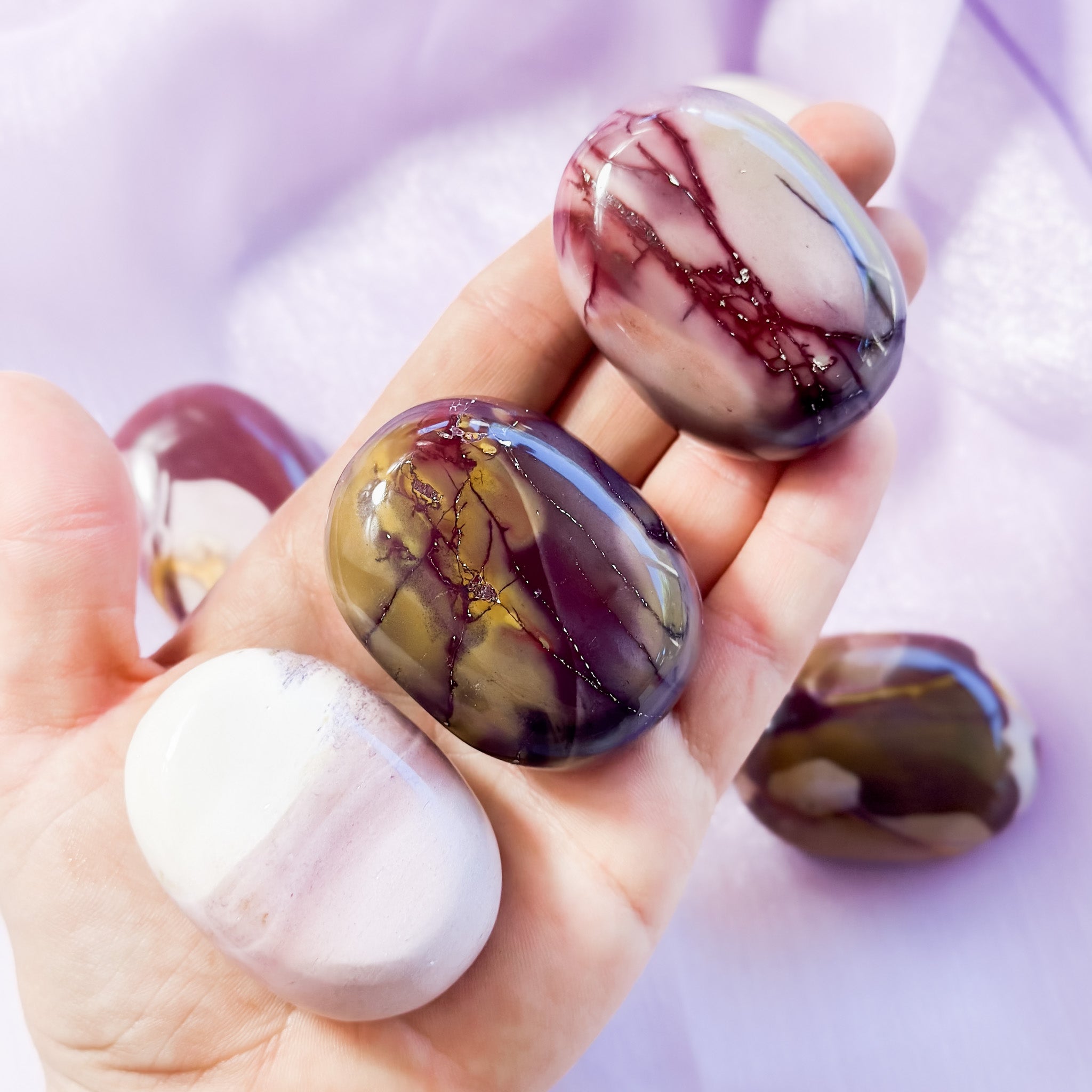 Mookaite Palmstone