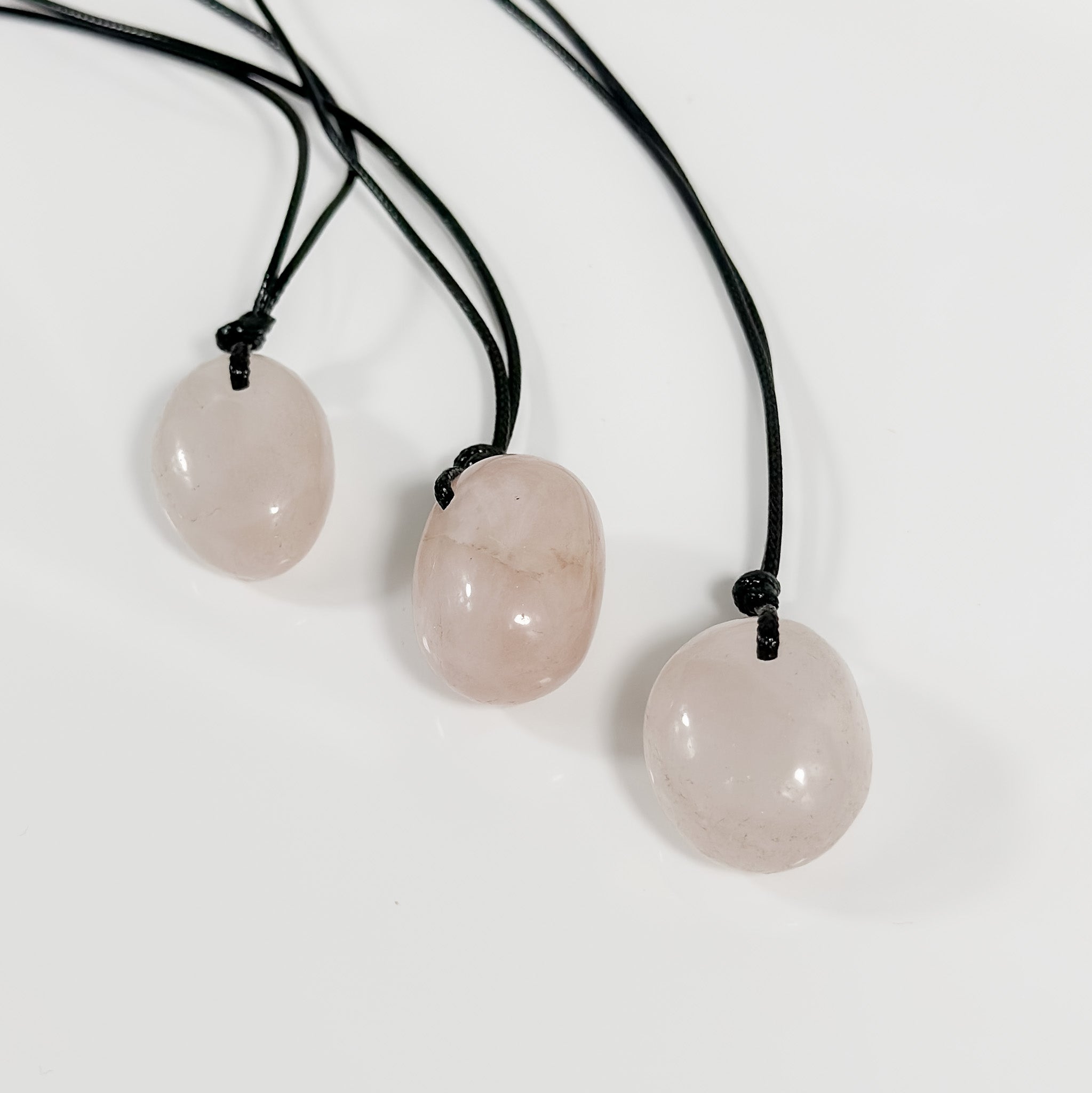 Rose Quartz Tumble Necklace