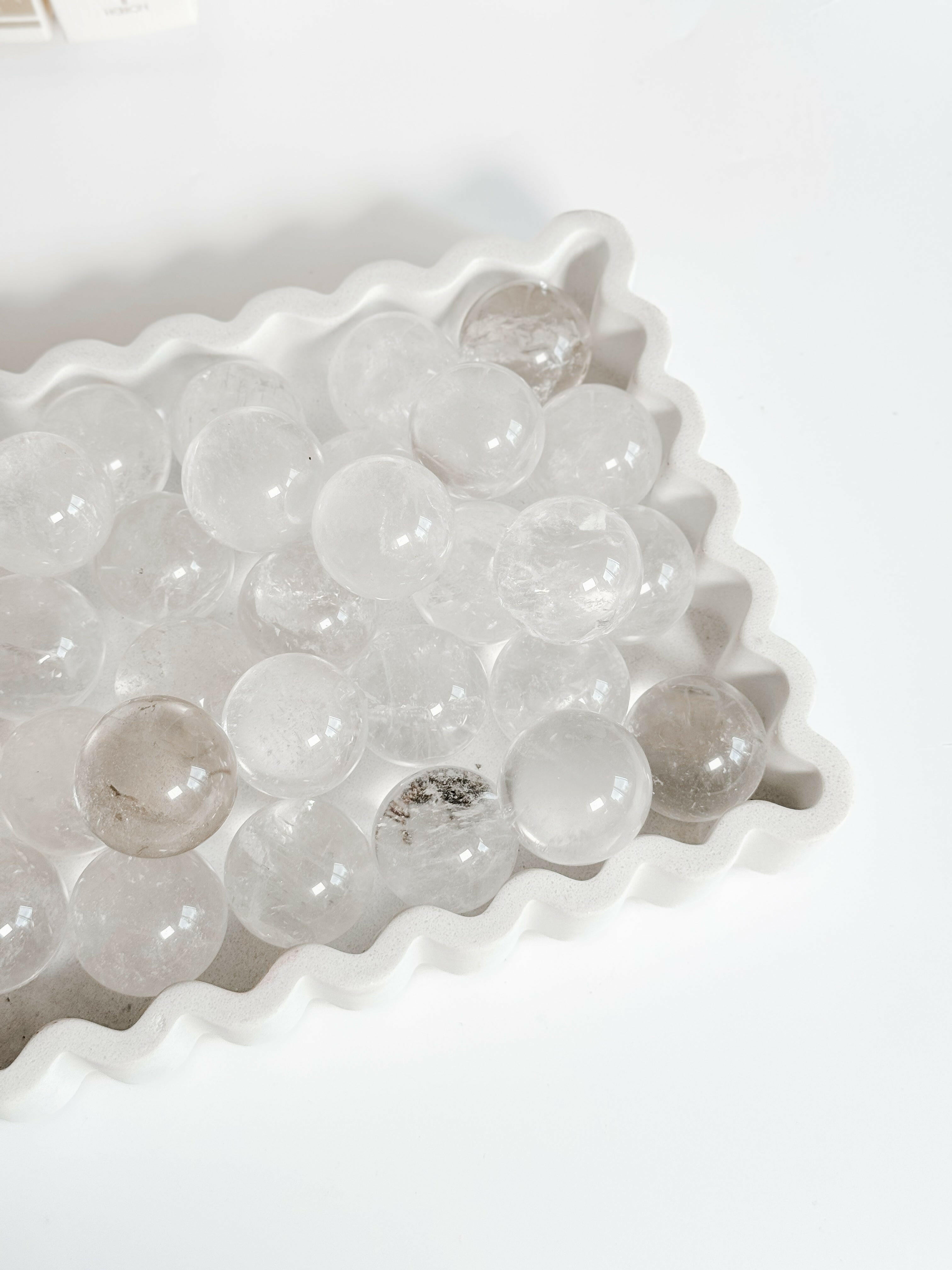 Clear Quartz Sphere Healing Crystal.