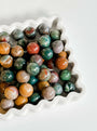 Ocean Jasper Mini Sphere Healing Crystal.