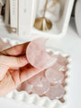 Rose Quartz Moon Healing Crystal.