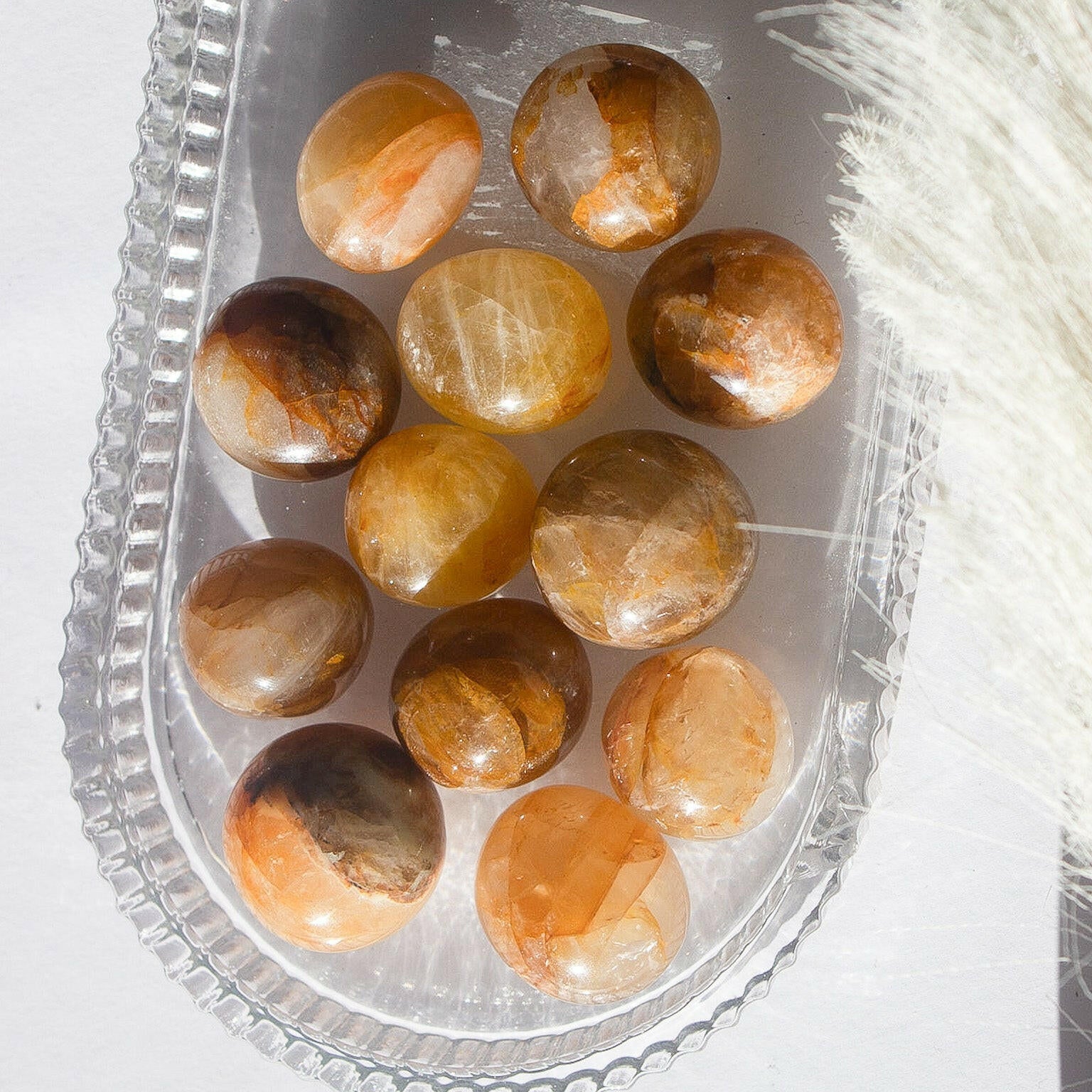 Golden Healer Tumble Healing Crystal.