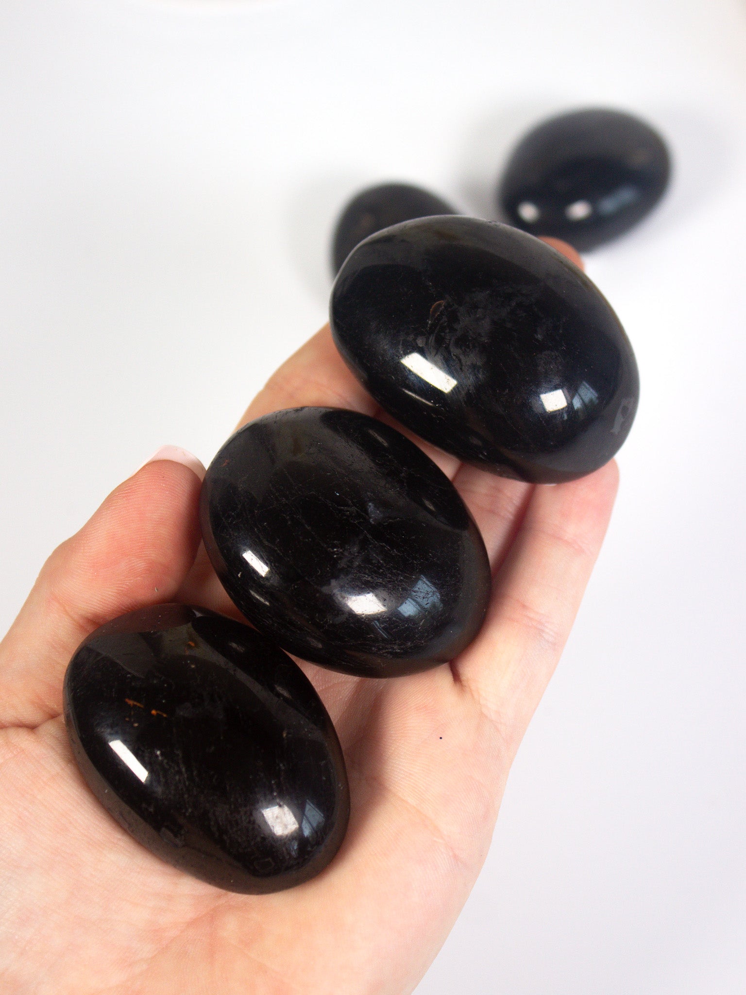 Black Tourmaline Palmstone