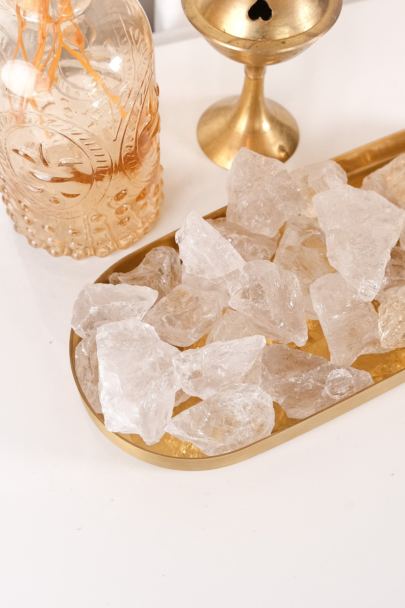 Clear / Smoky Quartz Rough
