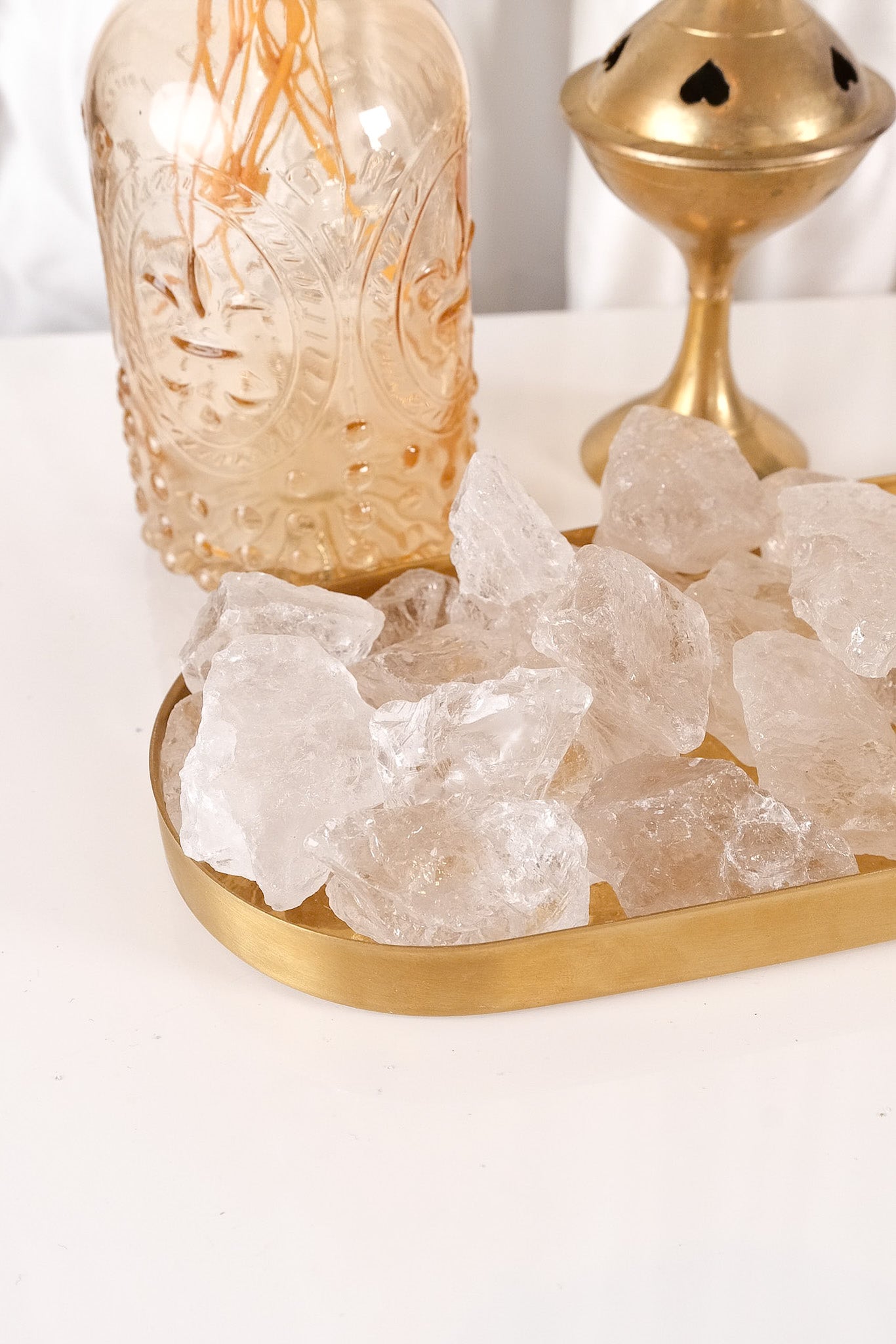 Clear / Smoky Quartz Rough