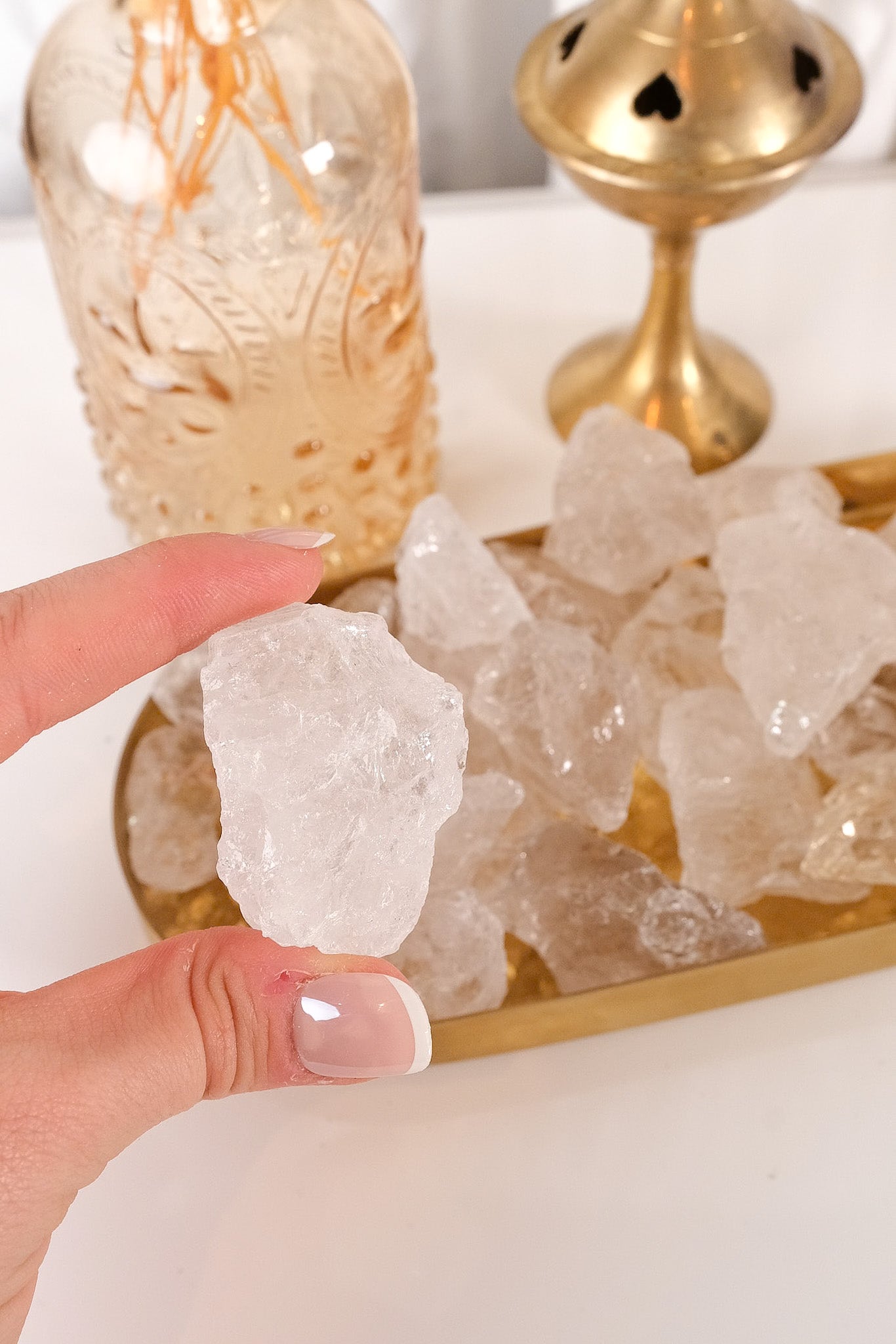 Clear / Smoky Quartz Rough