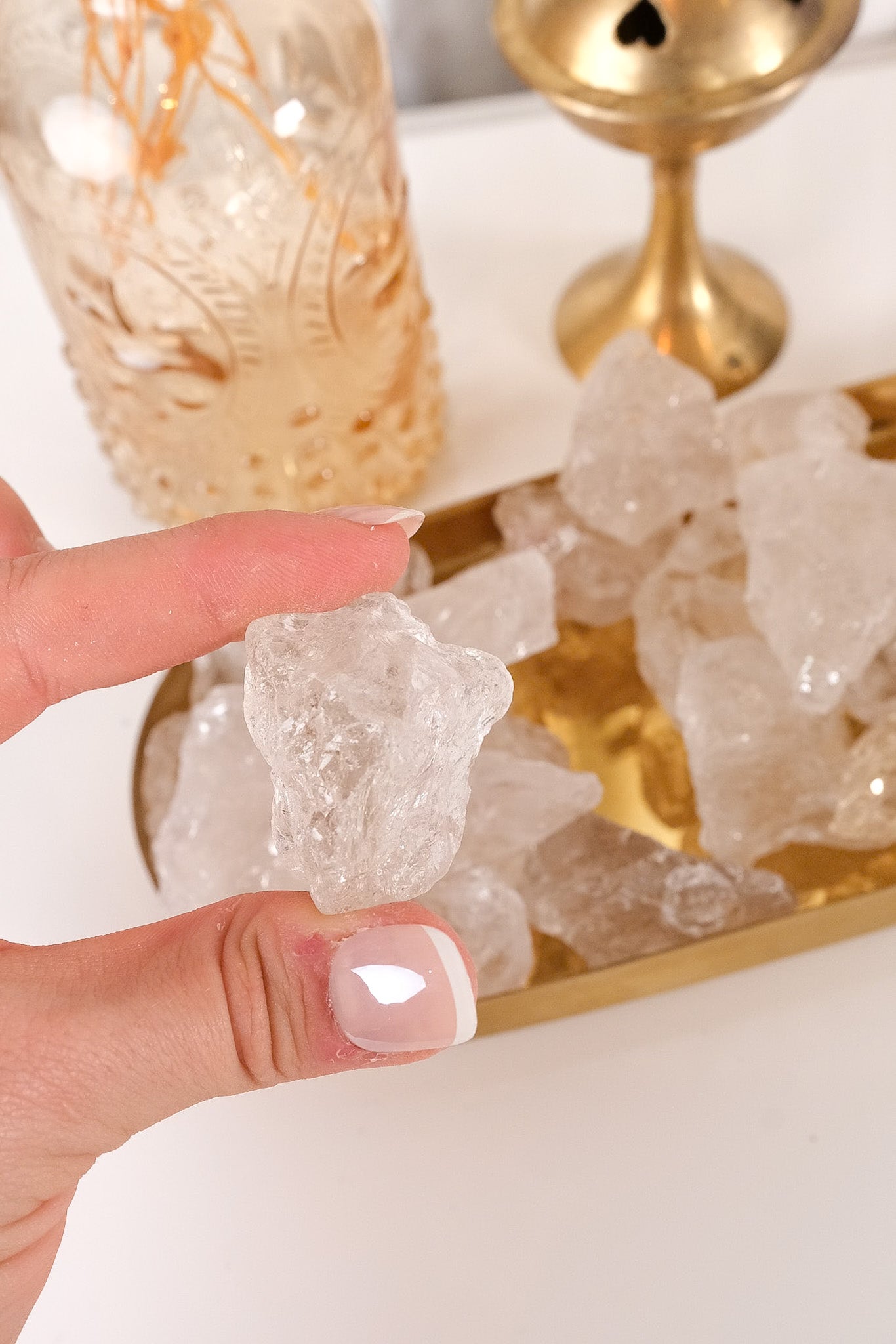 Clear / Smoky Quartz Rough