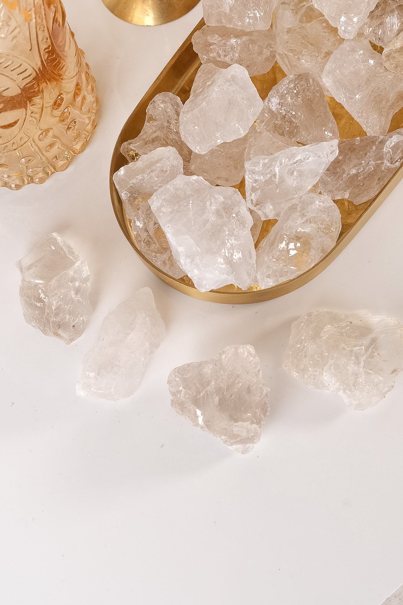 Clear / Smoky Quartz Rough
