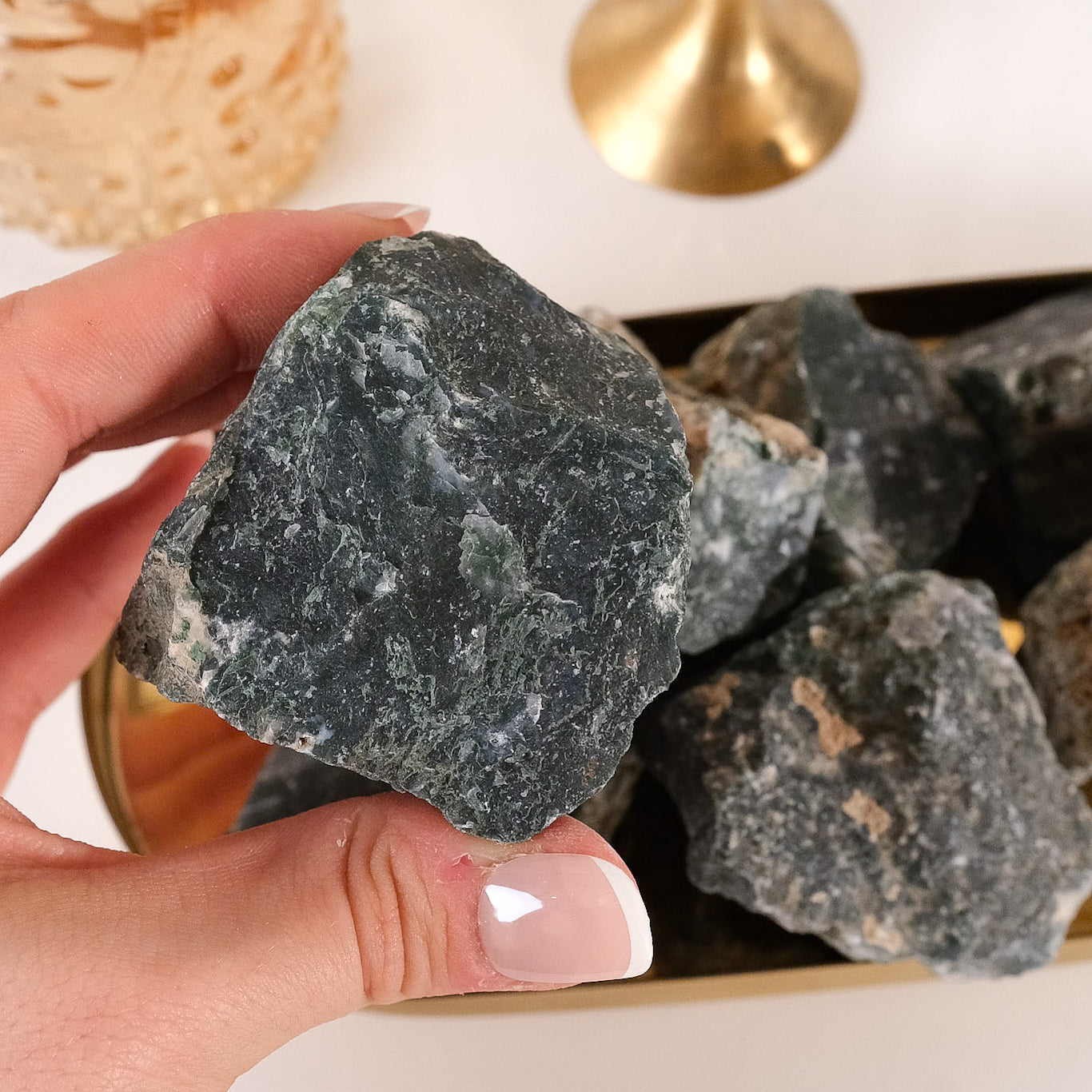 Moss Agate Raw