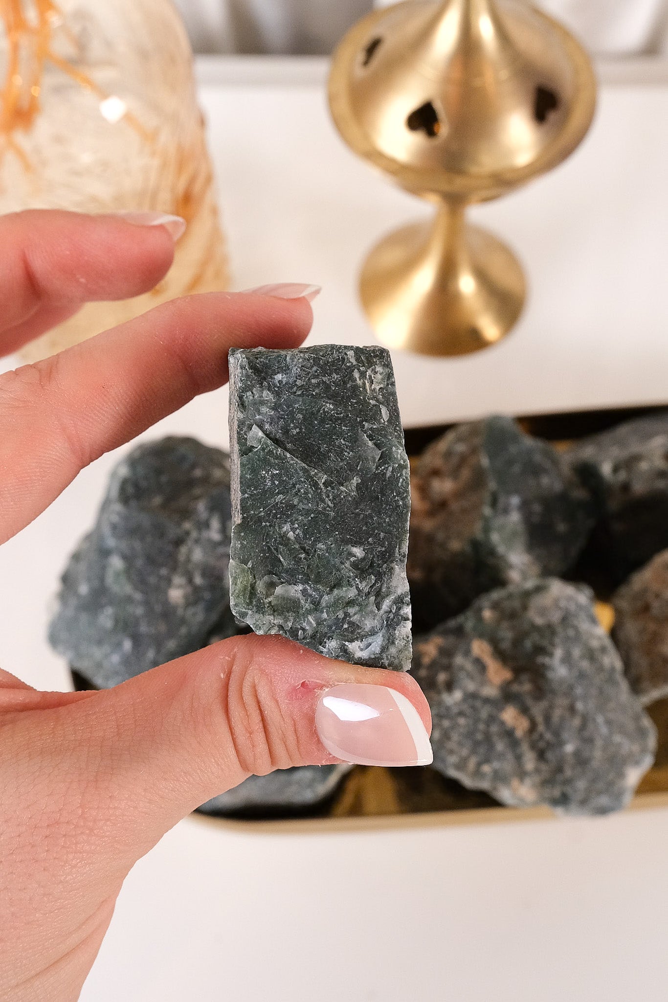 Moss Agate Raw