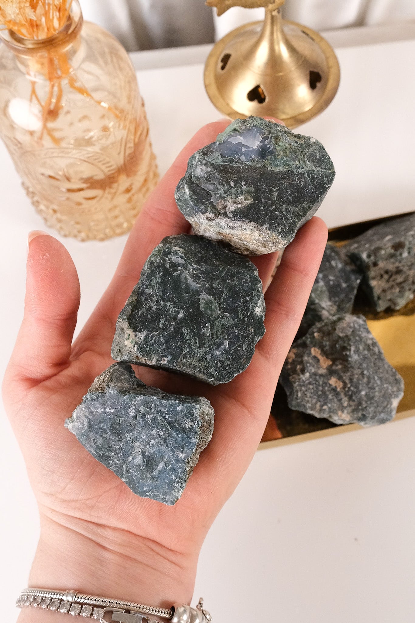 Moss Agate Raw