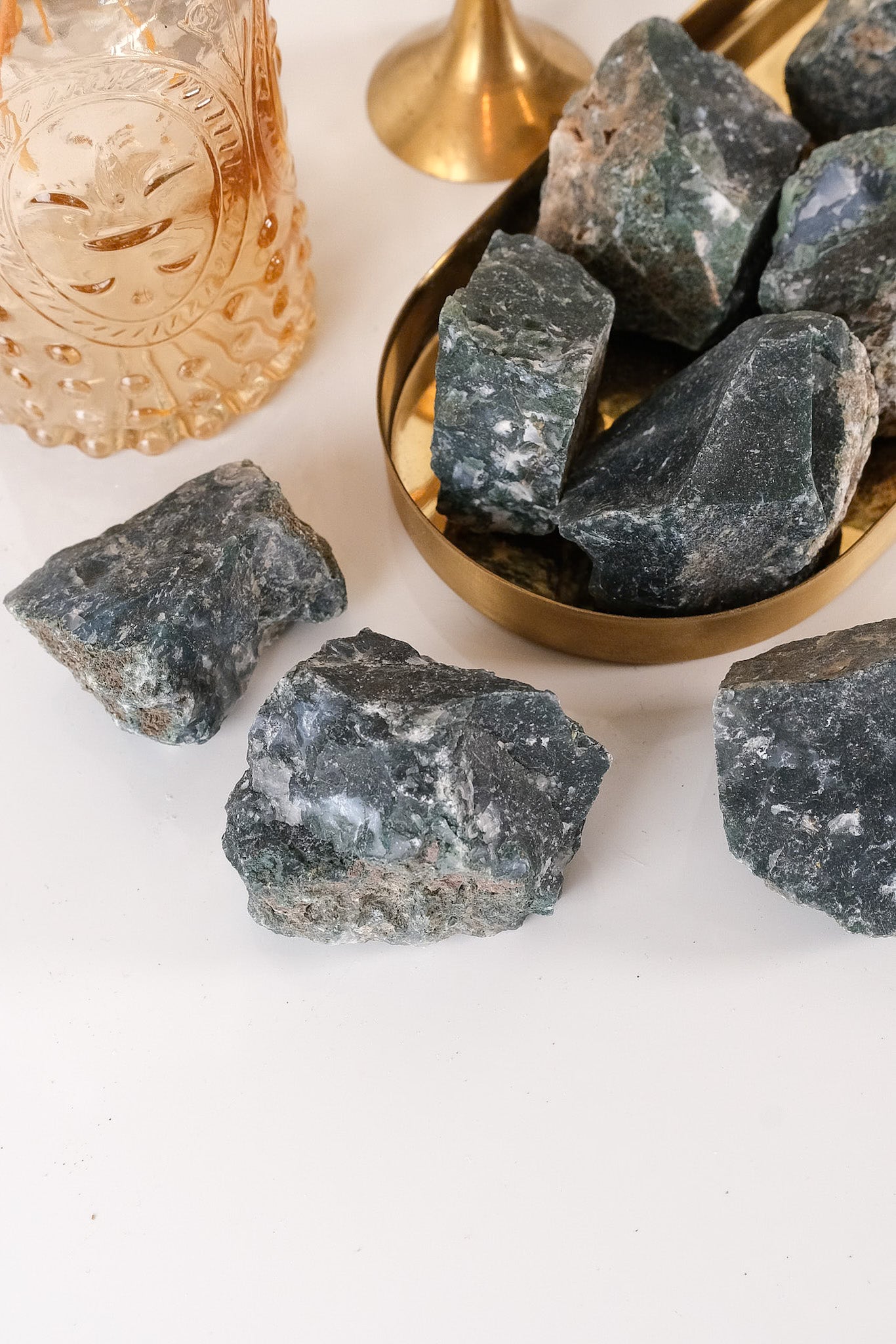Moss Agate Raw