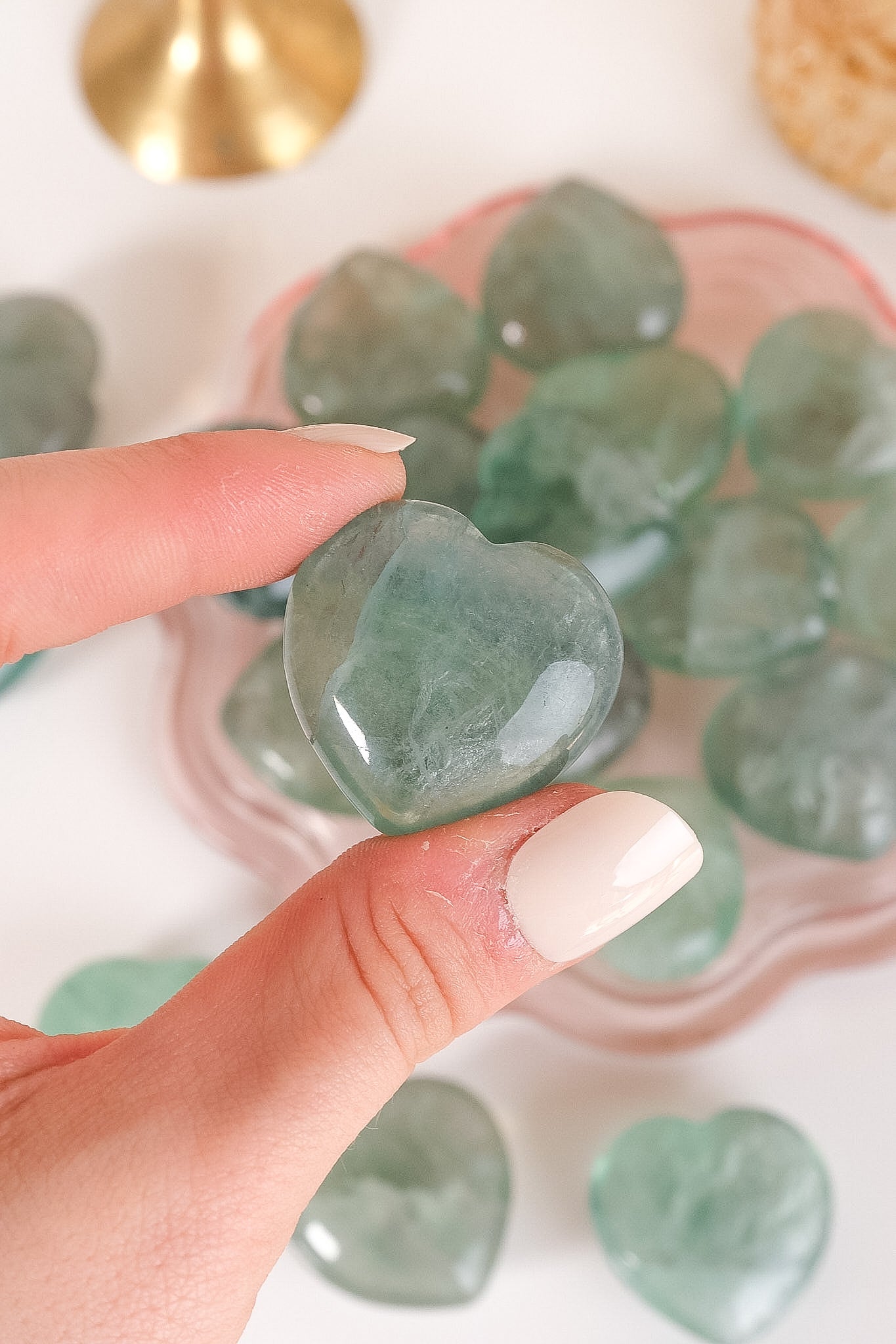Fluorite Small Heart