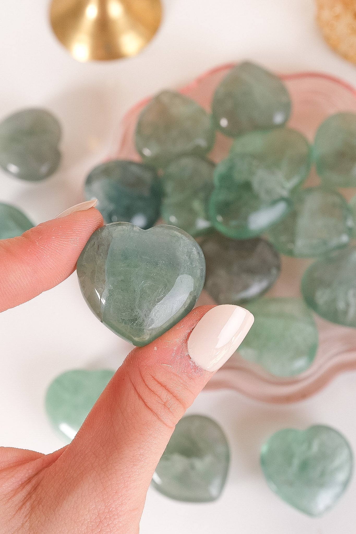 Fluorite Small Heart
