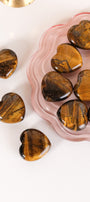 Tigers Eye Small Heart