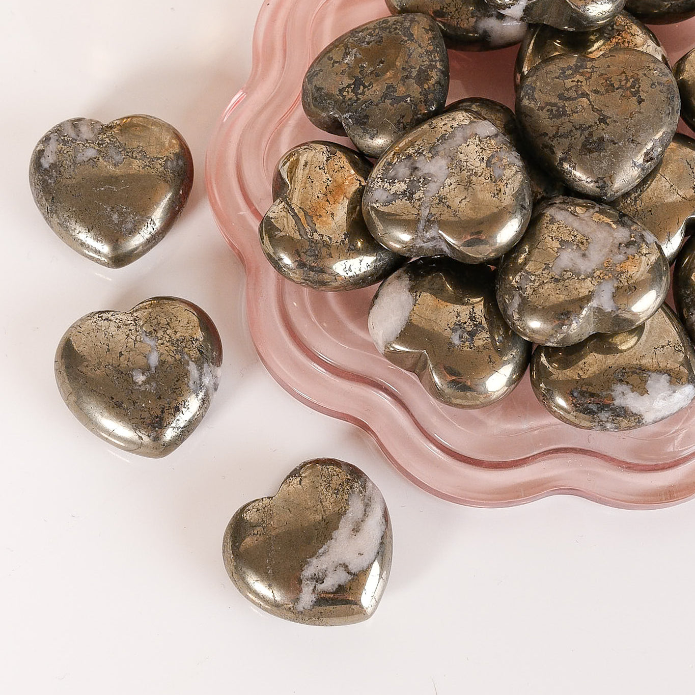 Pyrite Small Heart