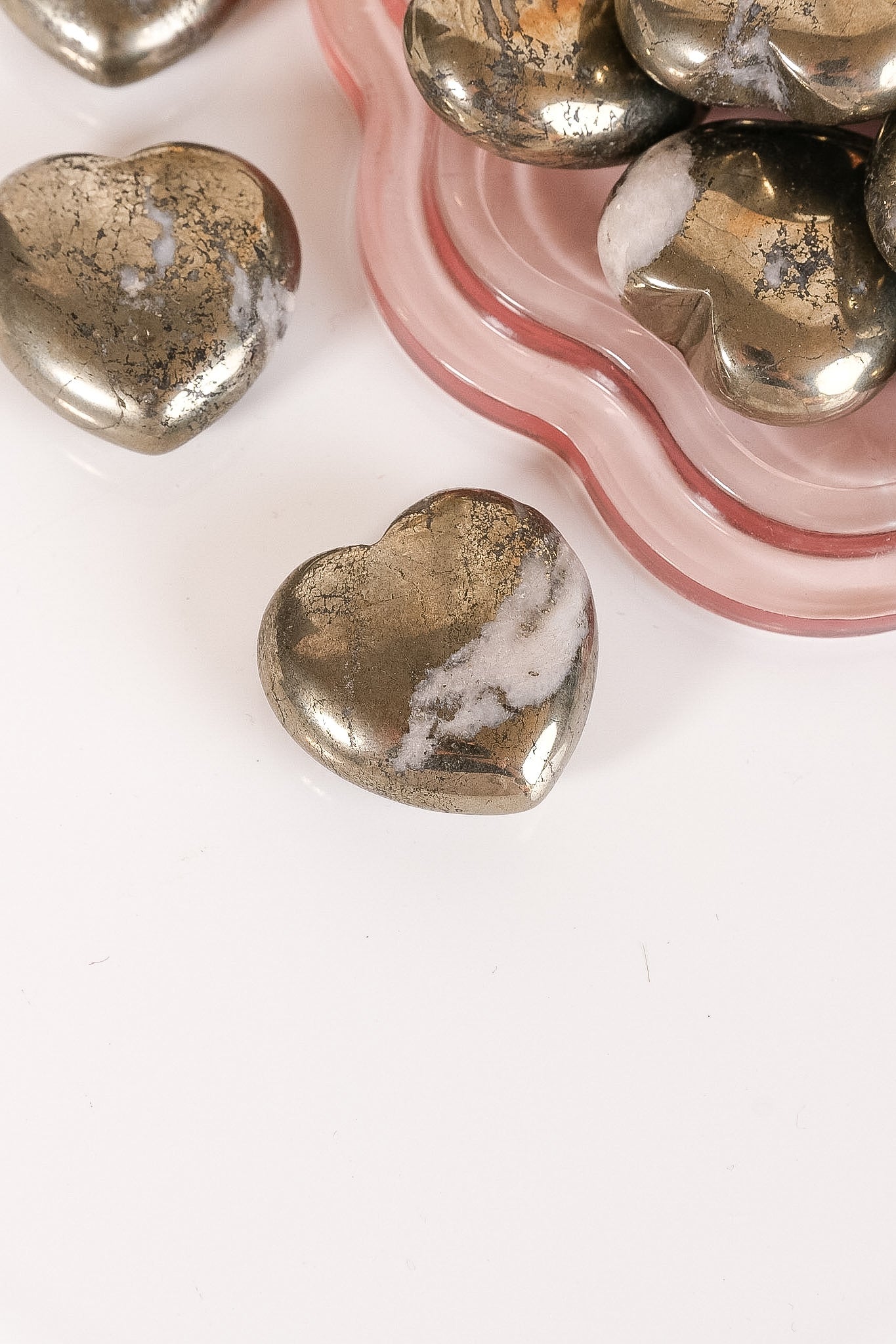Pyrite Small Heart